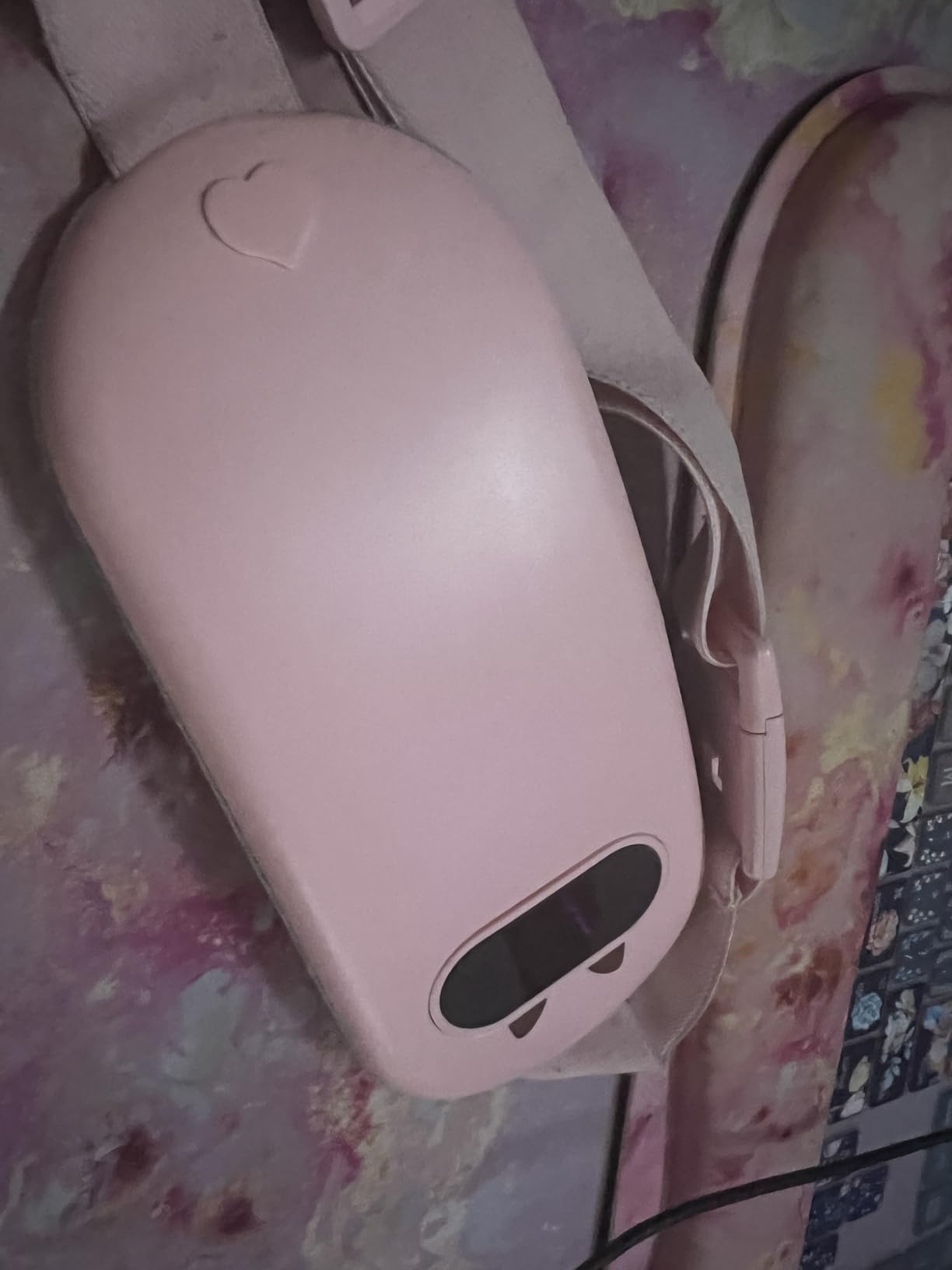 Portable Heating Pad for Period Cramps: 6 Heat Levels 6 Massage Modes Pink | Cordless Electric 3s Fast Heating Belly Wrap Belt for Menstrual, Back Pain Relief - A Gift for Women Girls Her customer photo 2