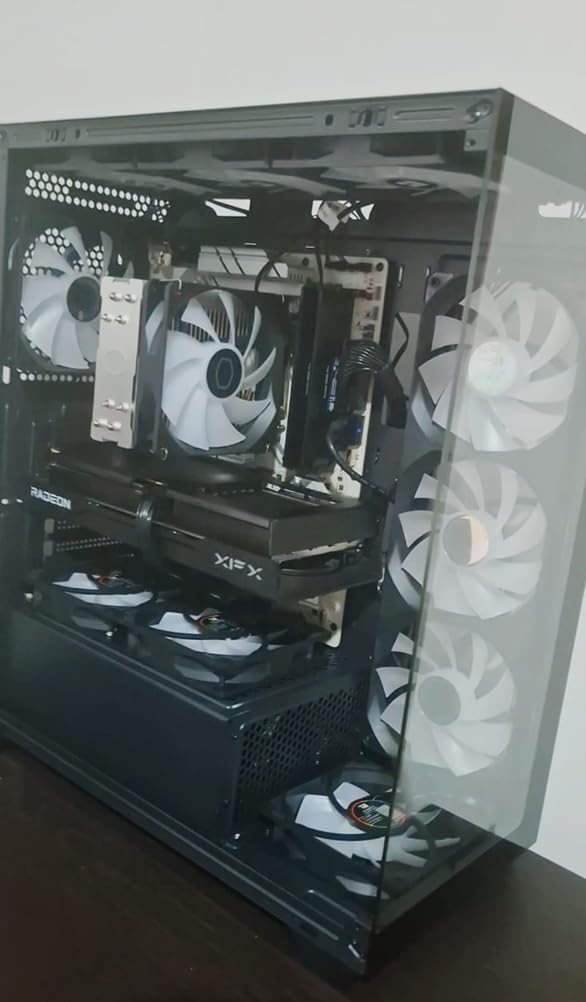 Thermalright TL-C12C-S X3 CPU Fan 120mm ARGB Case Cooler Fan, 4pin PWM Silent Computer with S-FDB Bearing Included, up to 1550RPM Cooling Fan(3 Quantities) (TL-C12C-S X3-D2) customer photo 1