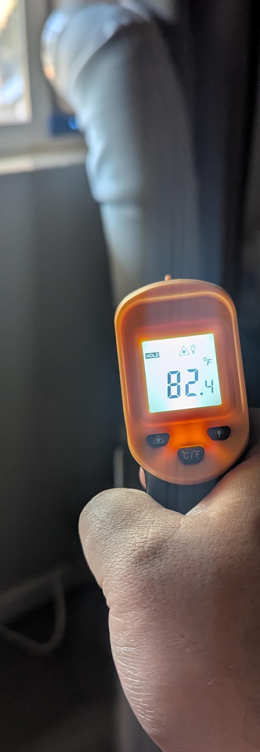 Digital Infrared Thermometer Gun for Cooking, BBQ, Pizza Oven, IR Thermometer with Backlight, -58F to 932F Handheld Non-Contact Heat Laser Temperature Gun (Not for Human) customer photo 2