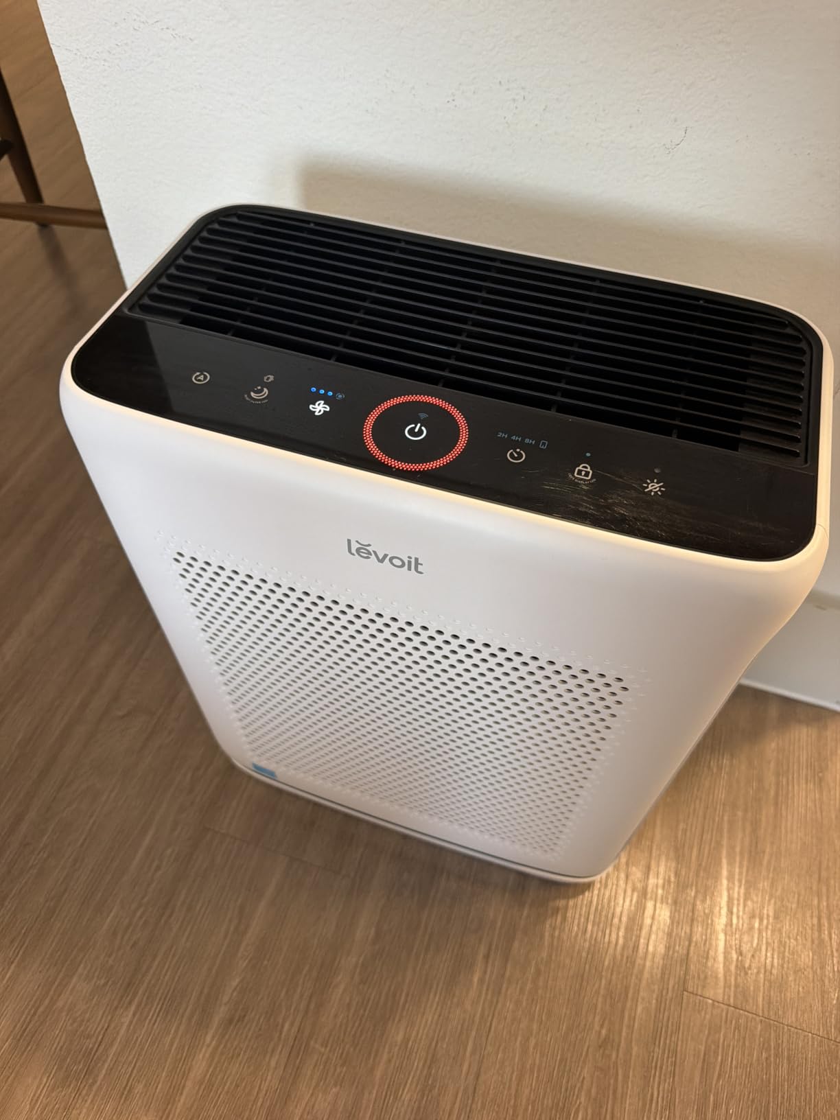 LEVOIT Air Purifier for Home Pets Bedroom Dorm Room Washable Pre-Filter | Quiet HEPA Sleep Mode for Pets, Allergens, Pollen, Smoke, Smart Monitor, AHAM VERIFIDE, Up to 1073Ft², Vital 100S-P, White customer photo 2