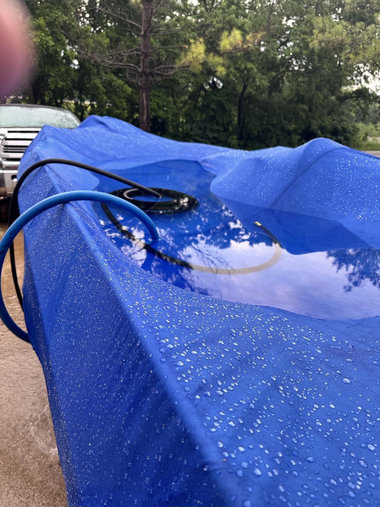 Boat Cover 16-18.5 ft, 1200D Waterproof V-Hull, Black customer photo 1