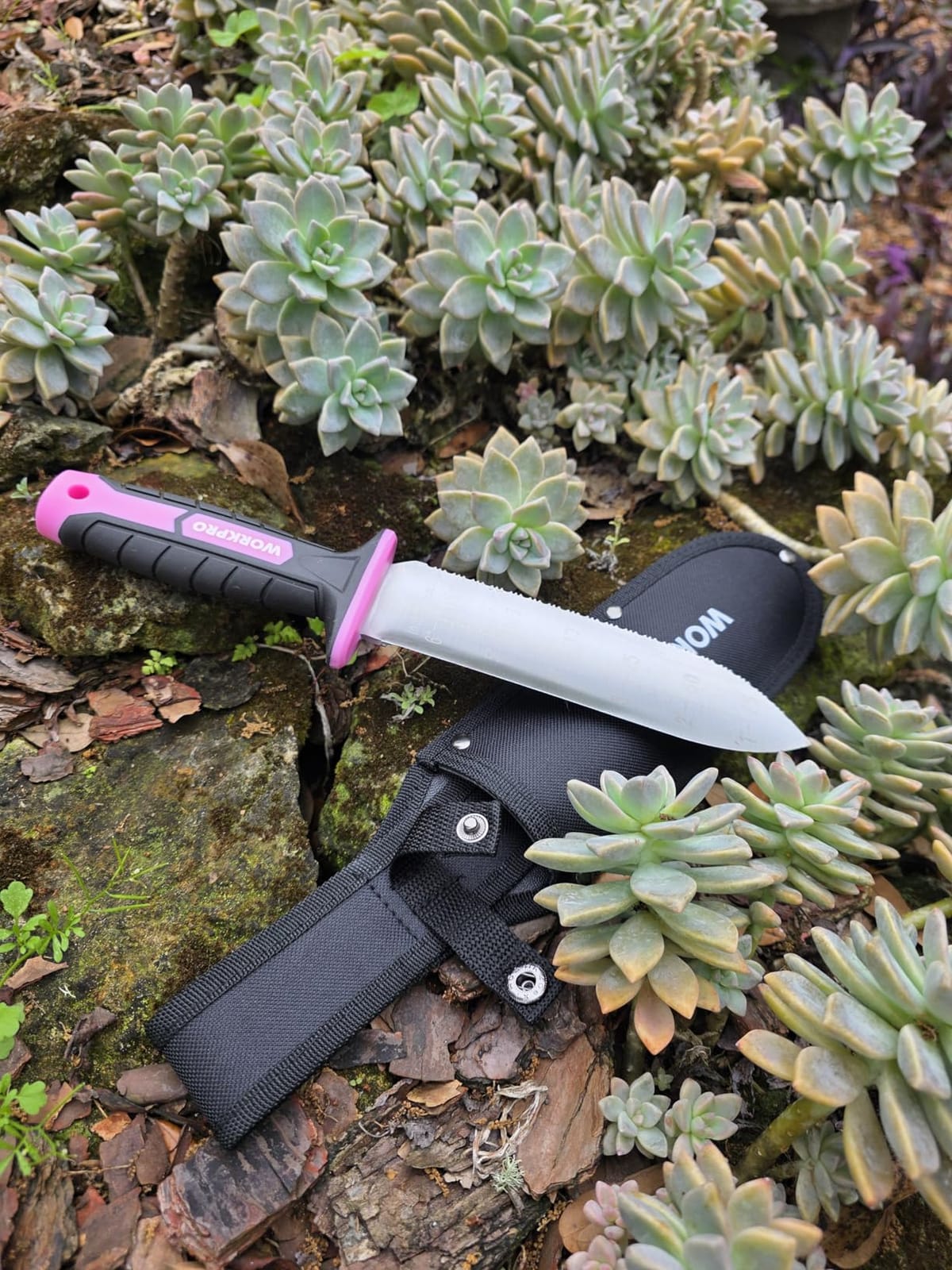 WORKPRO Hori Hori Garden Knife, Garden Tools with Oxford Sheath customer photo 1