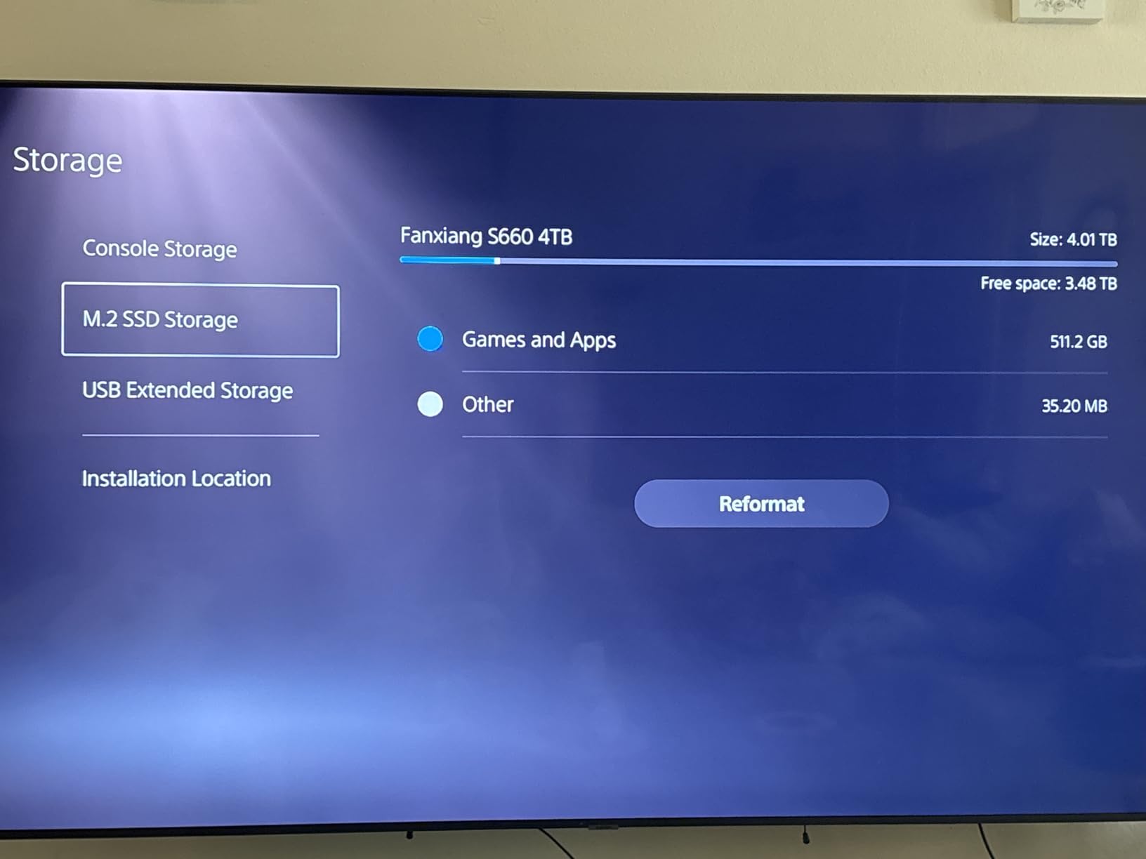 fanxiang S660 PCIe 4.0 1TB NVMe M.2 SSD for PS5 with Heatsink, Up to 5000MB/s, Internal Gaming SSD NAND SLC Cache Suitable for PS5 Enthusiasts, Technology Enthusiasts, IT Professionals customer photo 1
