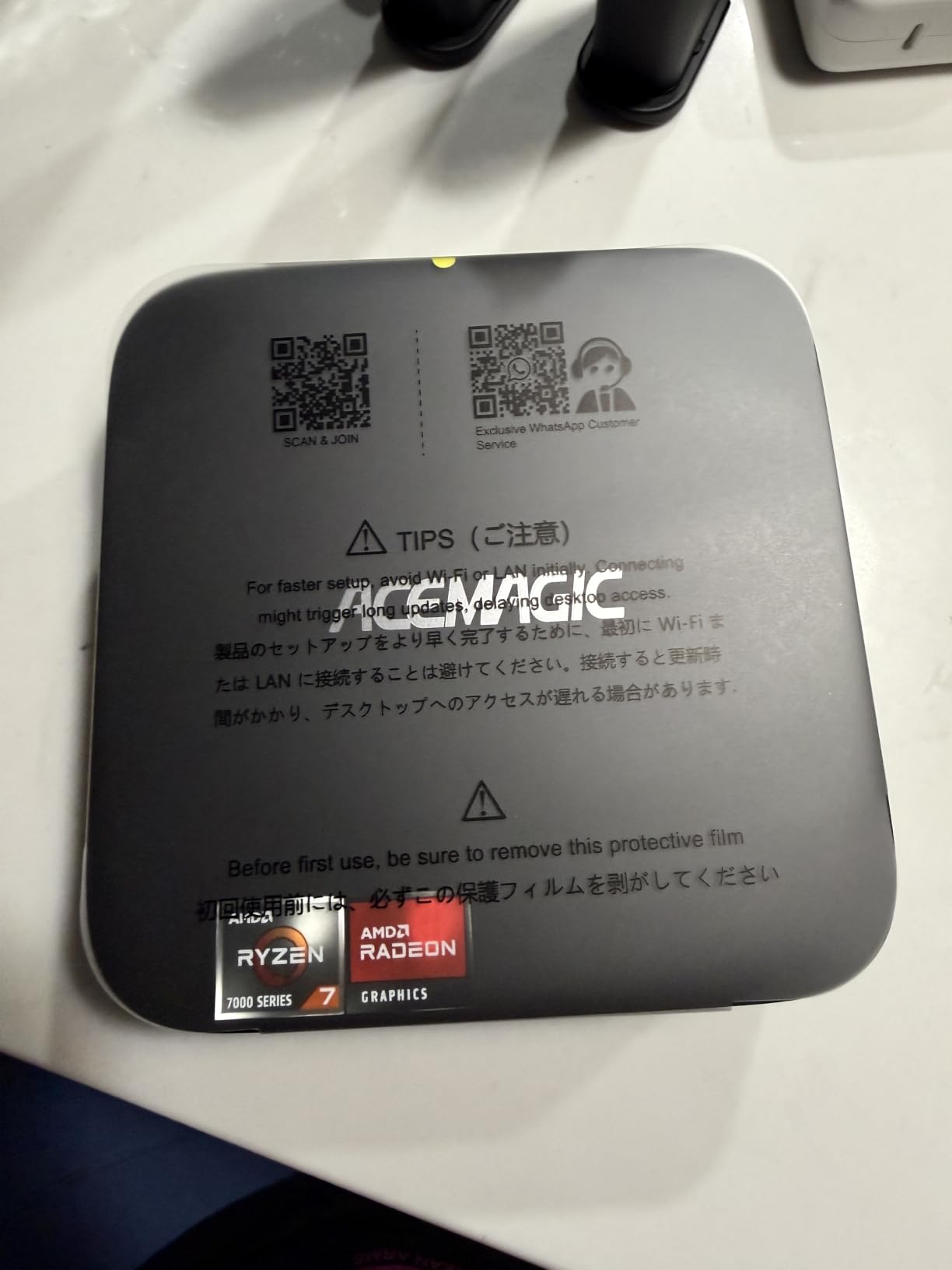 ACEMAGIC K1 Gaming Mini PC Ryzen 7 7730U 16GB 512GB SSD Windows 11 Pro | 8C/16T Multitasking,Home Office & Light Gaming, Quiet Cooling, Compact ,6×USB Ports, Wi-Fi 6, BT 5.2, Triple Screen Output customer photo 1