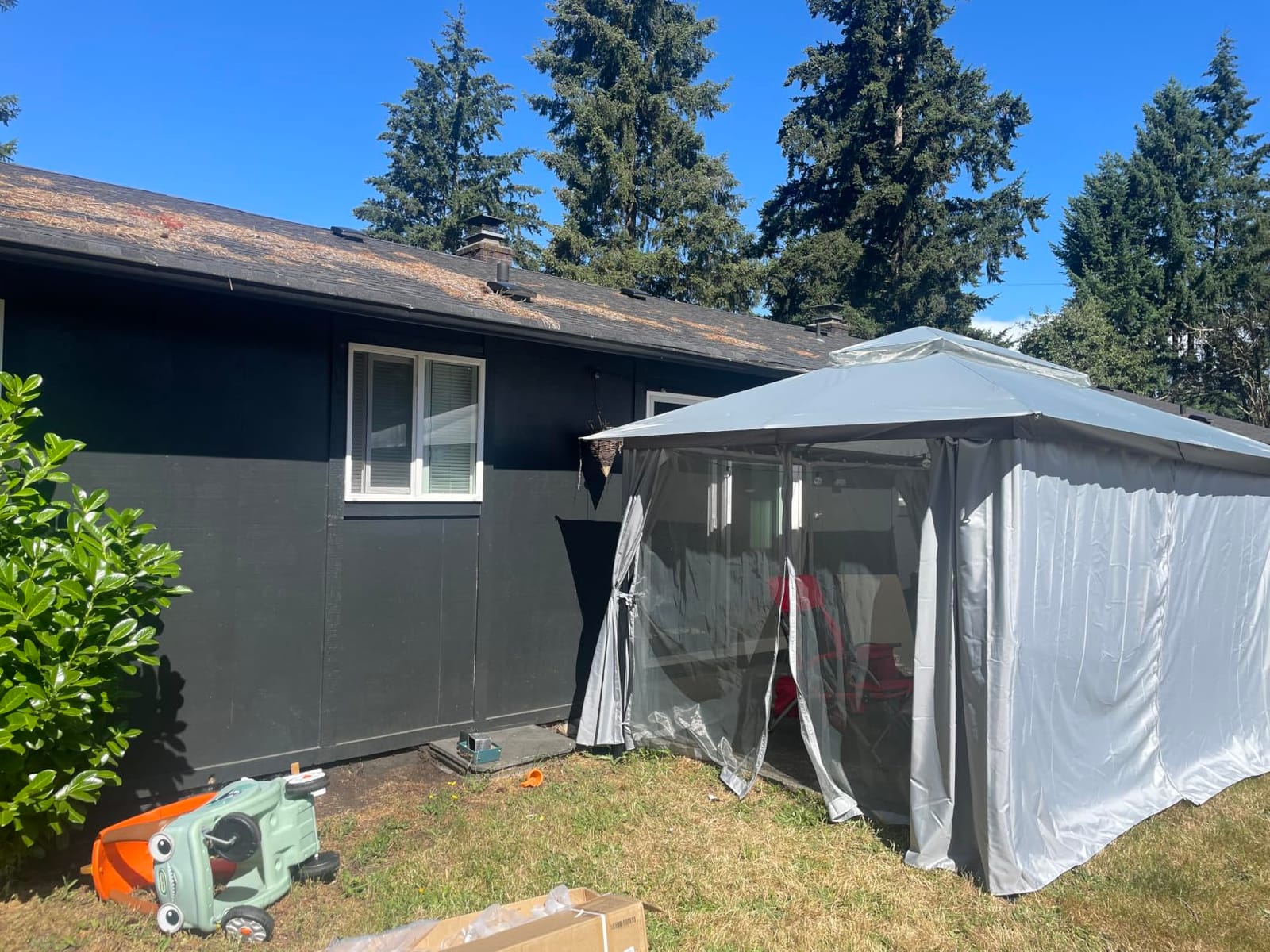 LAUSAINT HOME 10x13 Gazebo Canopy with Netting, Curtains & Double Roof customer photo 1
