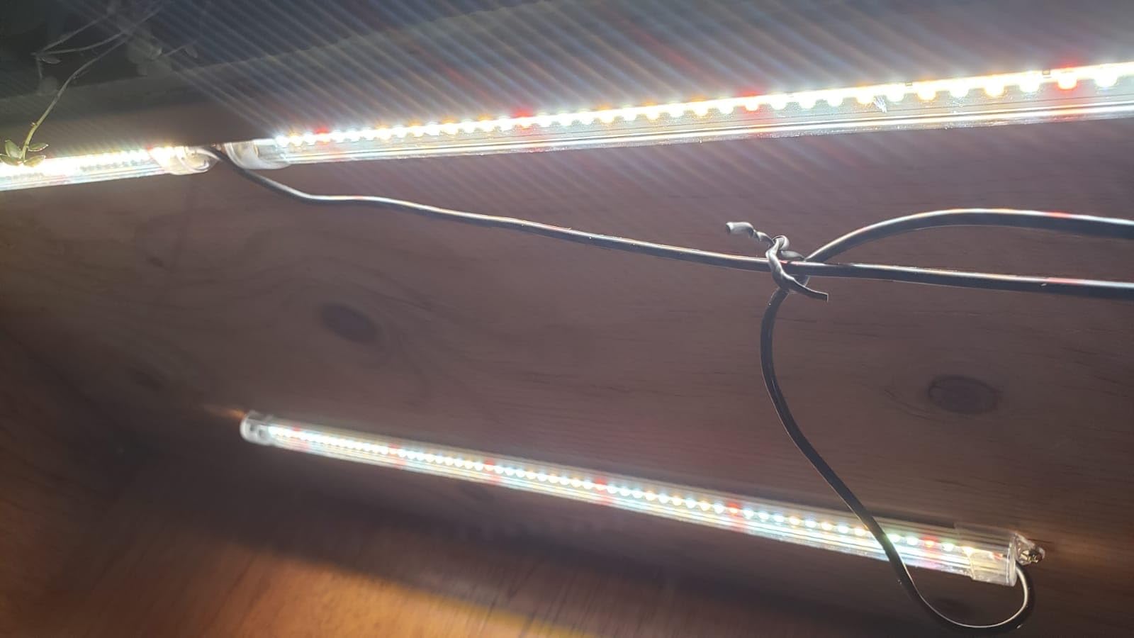 Kullsinss 16in Grow Light Strips, 2-Bar 120 LEDs Full Spectrum Plant Light customer photo 2
