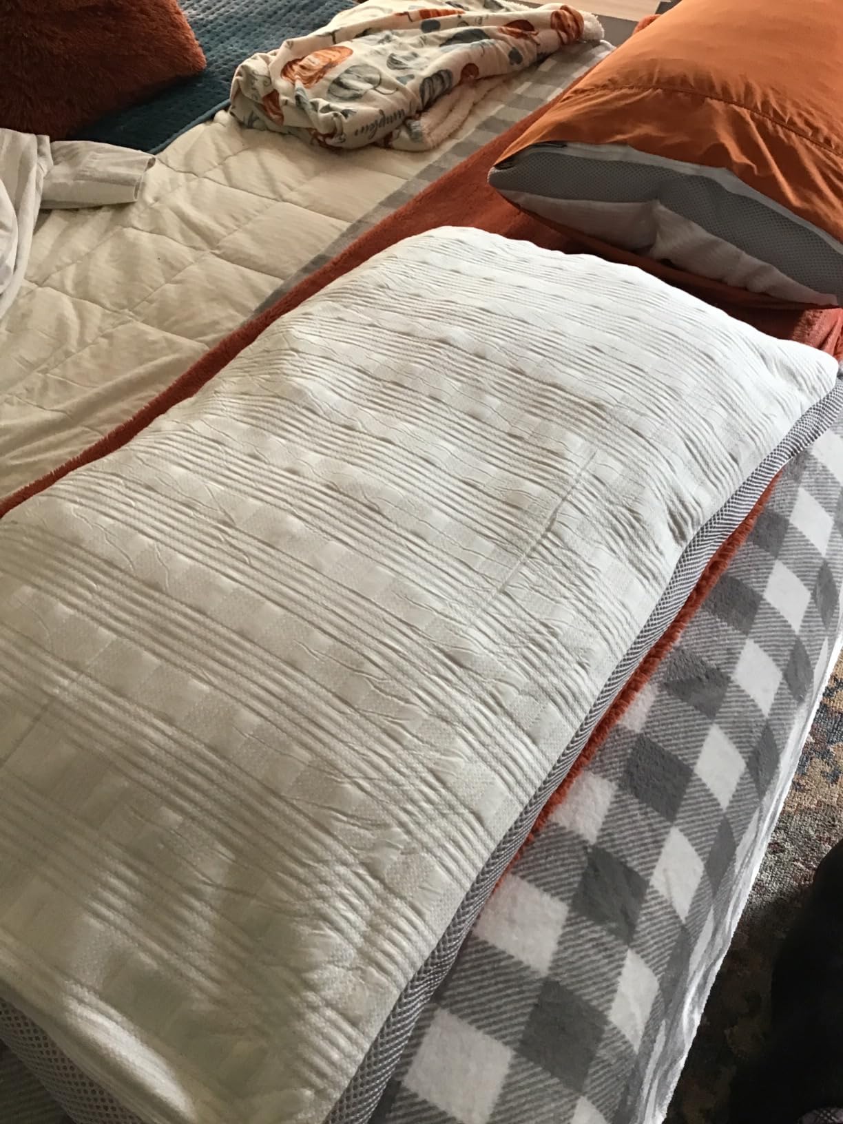 Meoflaw Gusseted Cooling Queen Size Pillows Set of 2, Adjustable Pillows customer photo 2