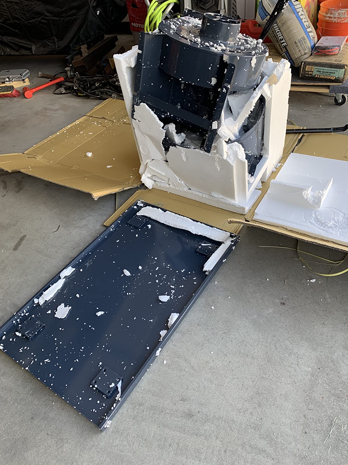 POWERTEC 1 HP, 560 CFM Portable Dust Collector with 1 Micron Dust Collector Bags, Dust Collectors for Woodworking Dust Collection System (DC5372) customer photo 2