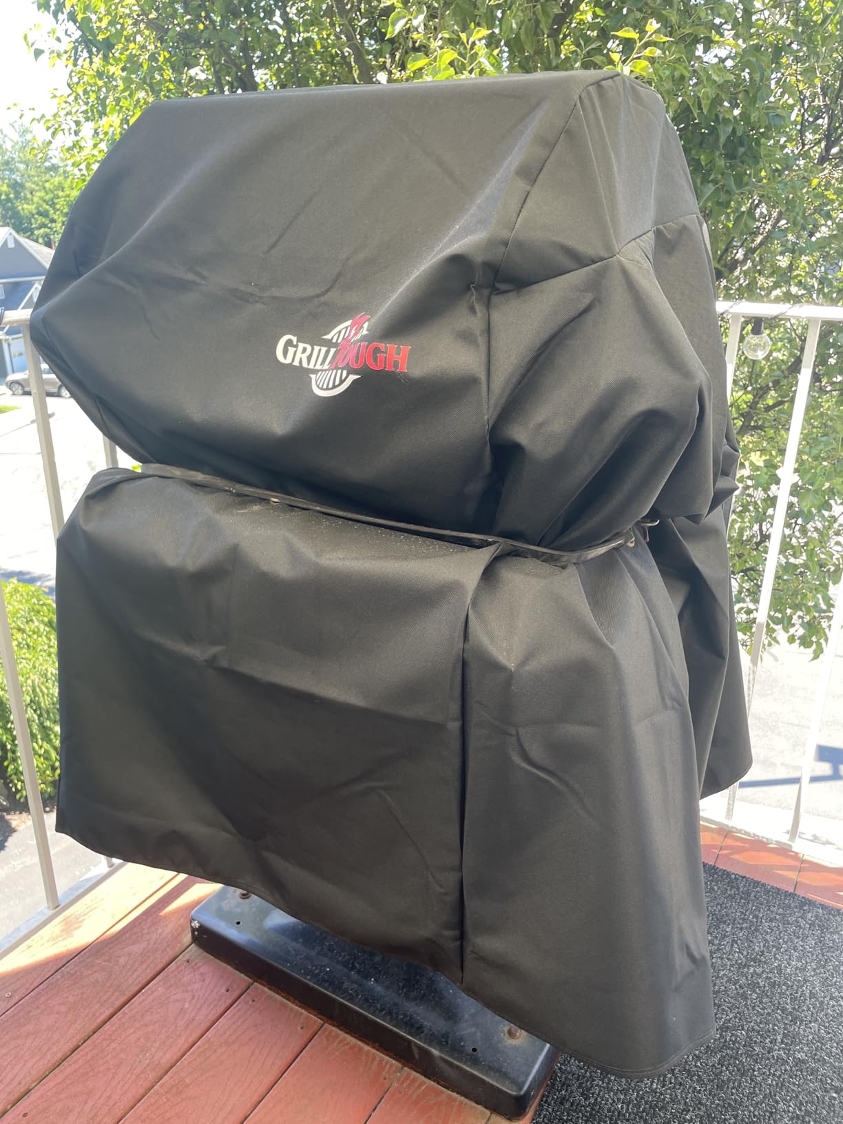 GrillTough Heavy Duty BBQ Grill Cover for Outdoor Grill, 58 Inch, Black customer photo 1