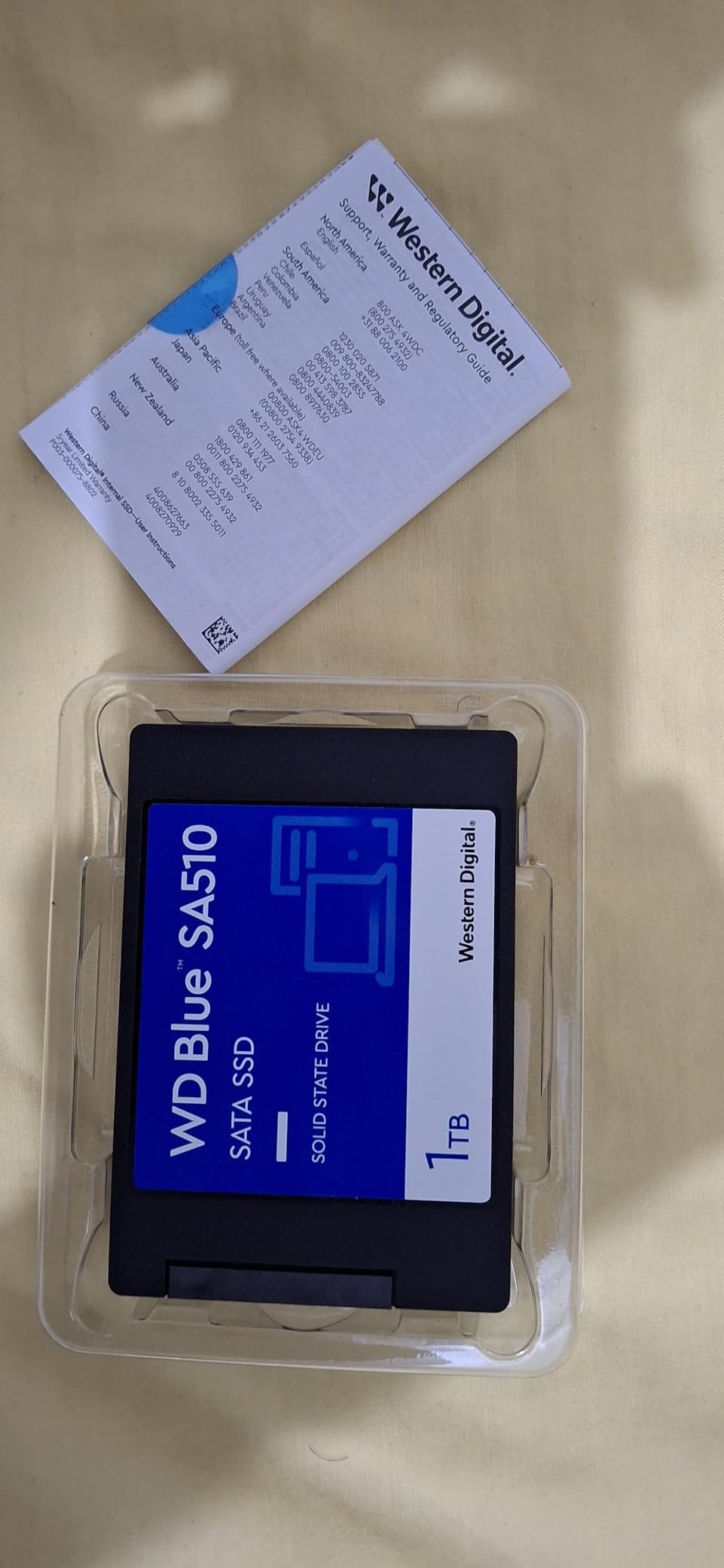 Western Digital 4TB WD Blue SA510 Internal Solid State Drive SSD - SATA III 6 Gb/s, 2.5