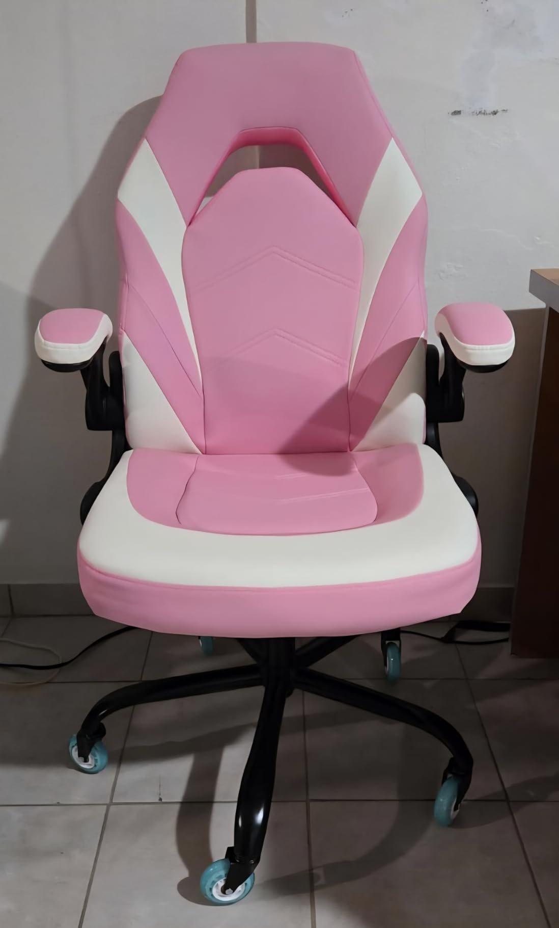 Sweetcrispy Gaming Chair, Lumbar Support Home Office Computer Chair customer photo 1