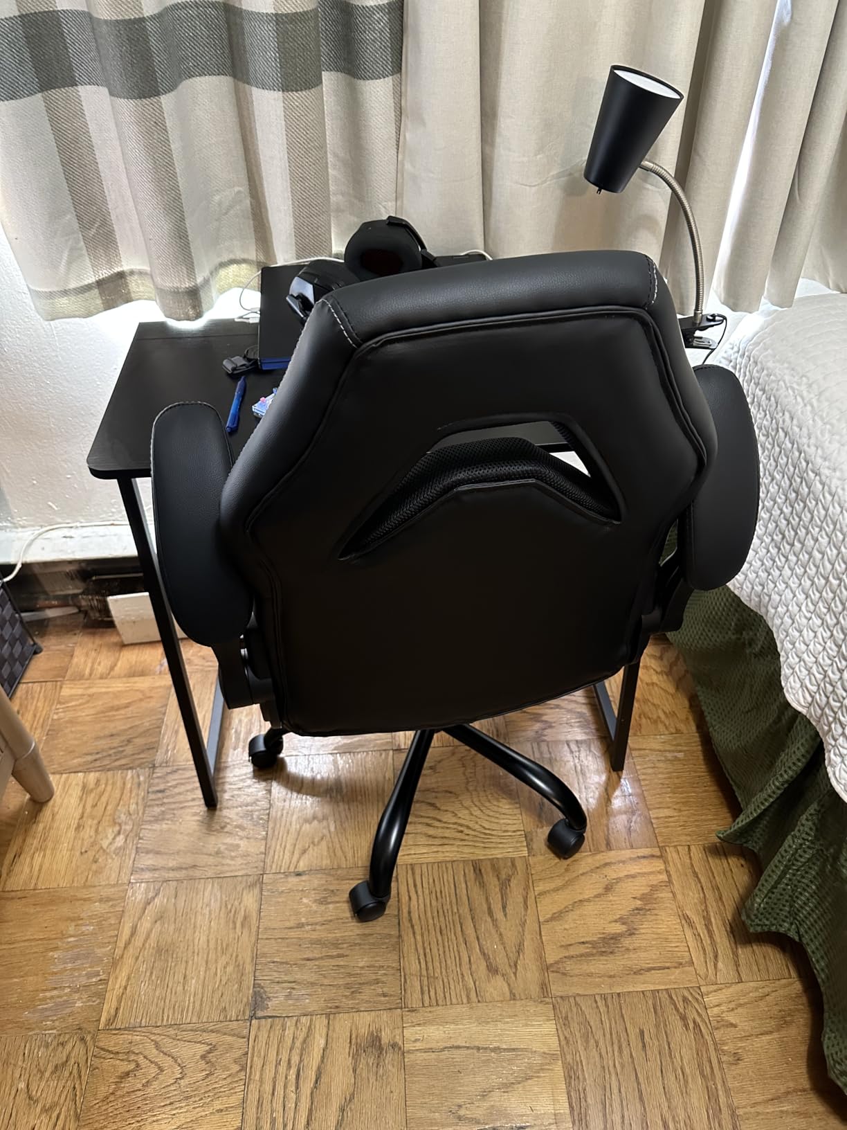 Sweetcrispy Gaming Chair, Lumbar Support Home Office Computer Chair customer photo 2
