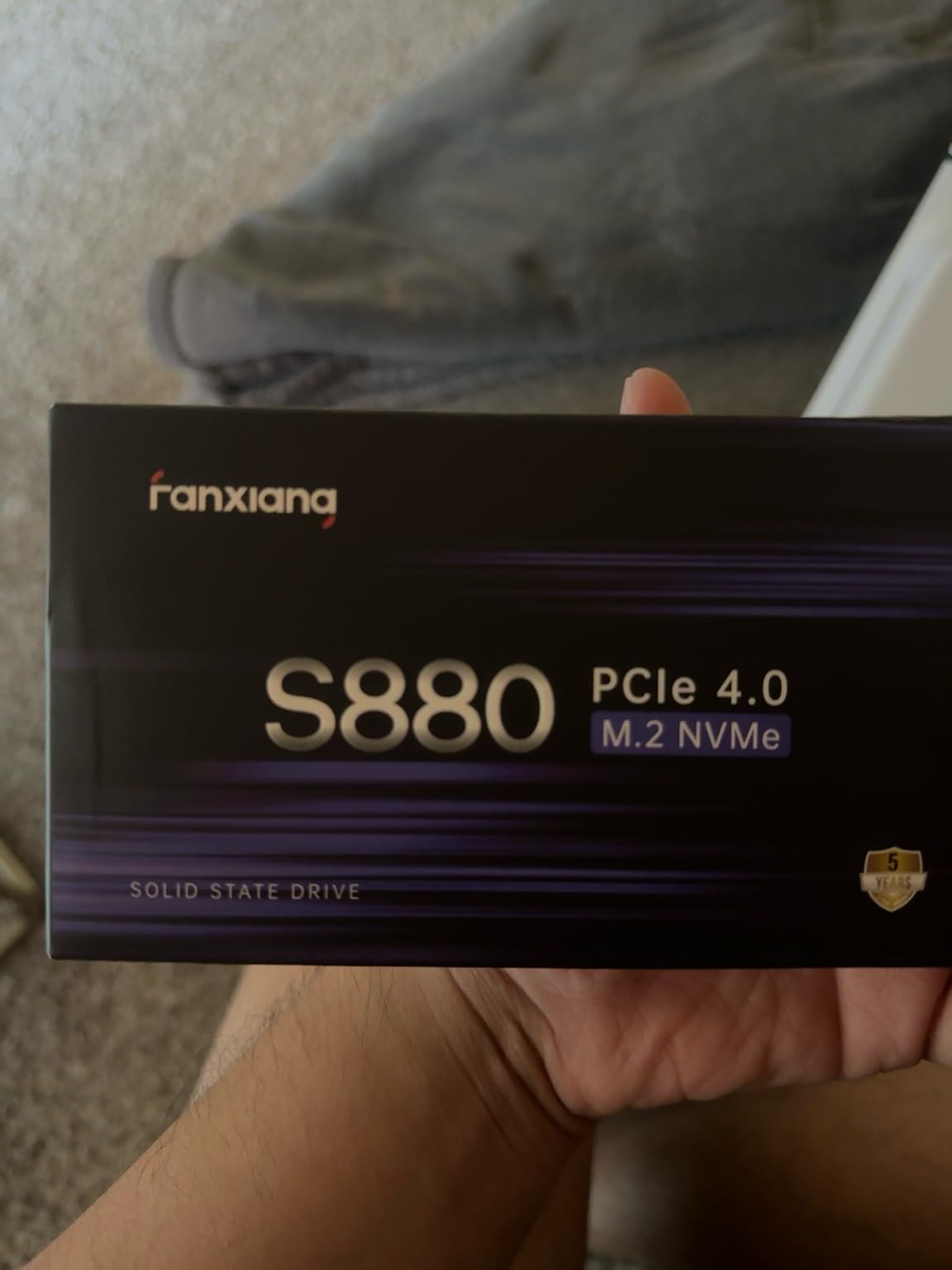 fanxiang S880 NVMe SSD 1TB, PCIe 4.0 M.2 2280 Gaming SSD, 3D NAND TLC, Seq. Read Speeds UP to 7300MB/s, Dynamic SLC Cache, Internal Solid State Drive for PS5 Enthusiasts, High End Computing, Gaming customer photo 2
