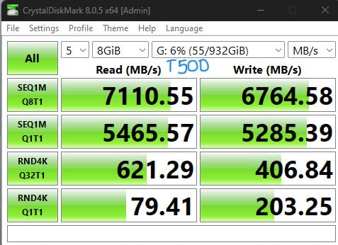 Crucial T700 PCIe Gen5 NVMe 2TB SSD with Heatsink, Up to 12,400MB/s, TLC NAND, Intel & Ryzen Compatible, for Hardcore Gaming & High-Speed Storage, Solid State Drive - CT2000T700SSD5 customer photo 2
