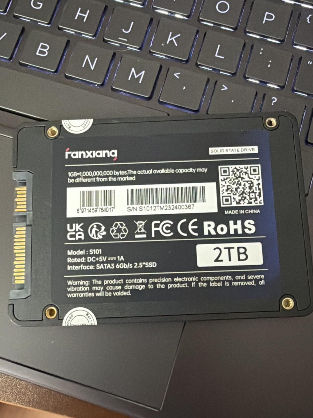 fanxiang S101 4TB SSD SATA III 6Gb/s 2.5