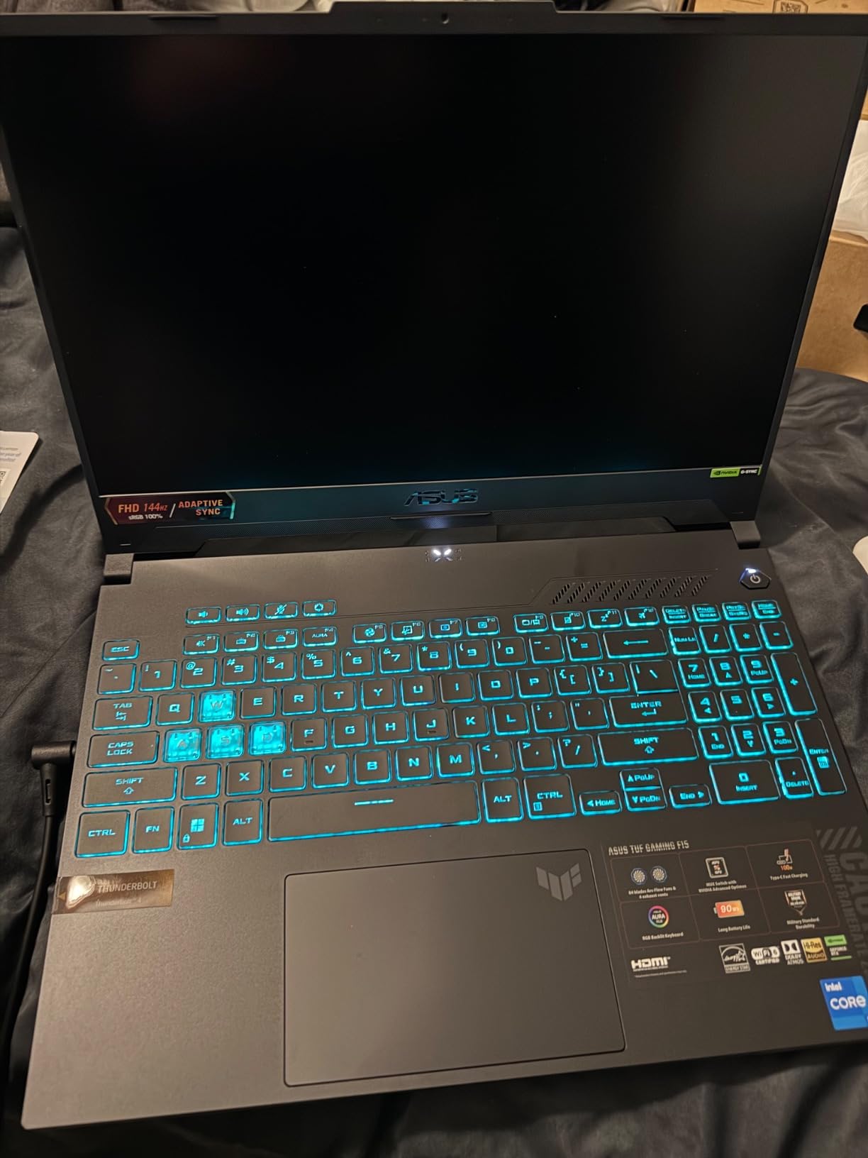 ASUS TUF Gaming F15 (2023) Gaming Laptop, 15.6†FHD 144Hz, 100% sRGB Display, GeForce RTX 4050, Intel Core i5-13500H, 16GB DDR4, 512GB PCIe SSD Gen 4, Wi-Fi 6, Windows 11, FX507VU-ES53 customer photo 2