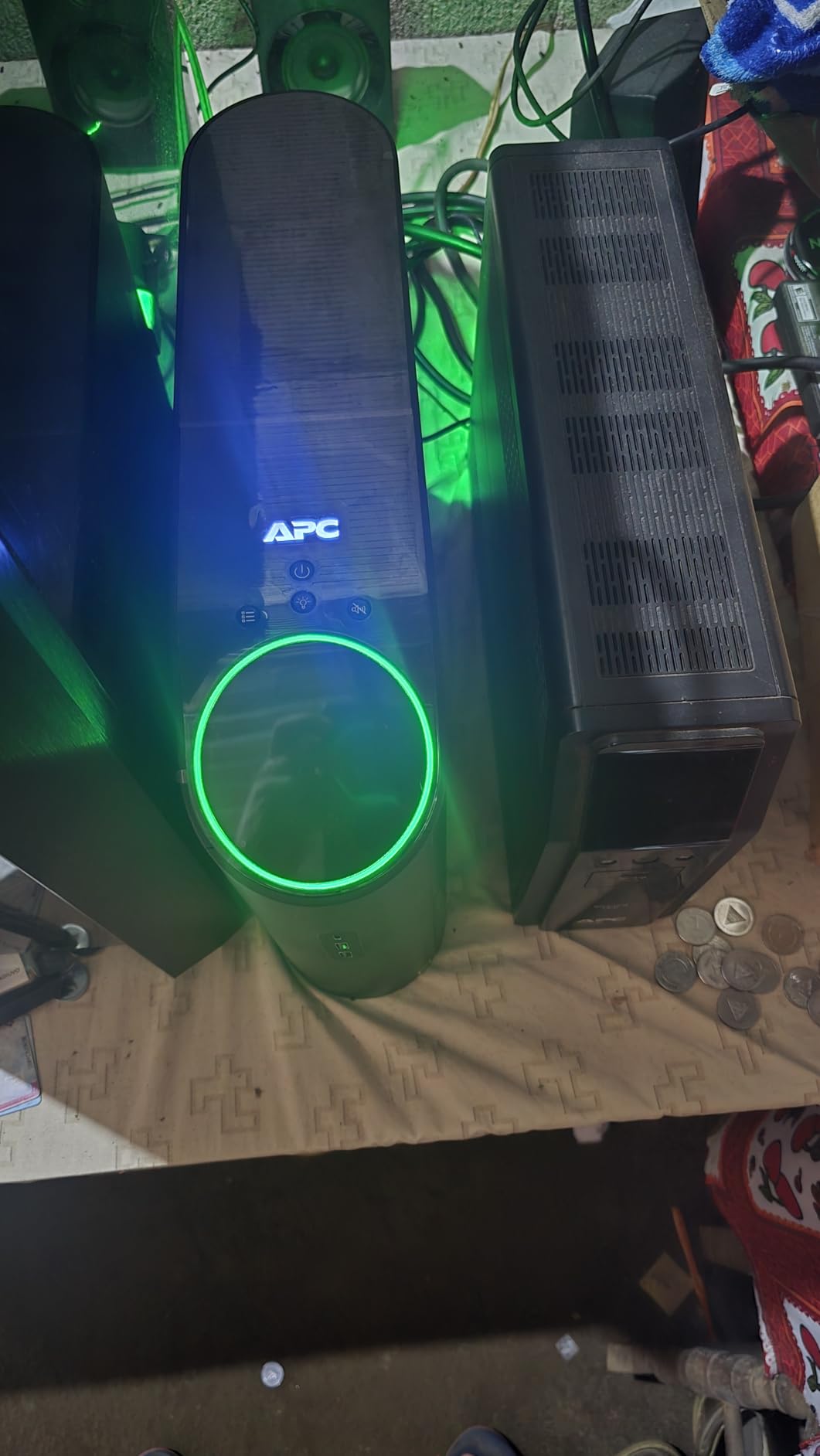 APC 1500VA/900W Back-UPS Pro Pure Sinewave UPS for Gaming PC, Xbox Series X | Back-UPS Pro Gaming UPS. Pure sine wave UPS for PS5, Xbox & gaming PCs - RGB lighting, USB-C Charging, AVR, surge protection customer photo 1