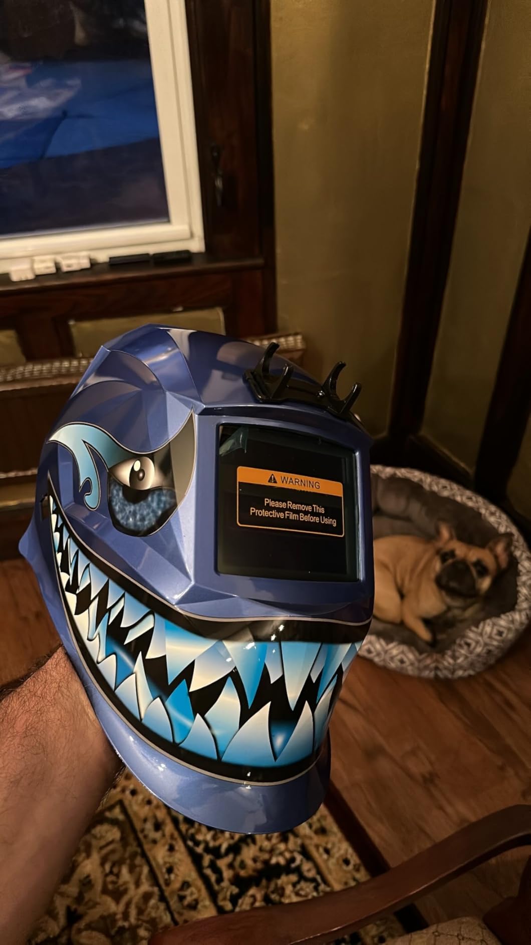 TRQWH Welding Hood Auto Darkening Welding Helmet with Light True Color customer photo 1