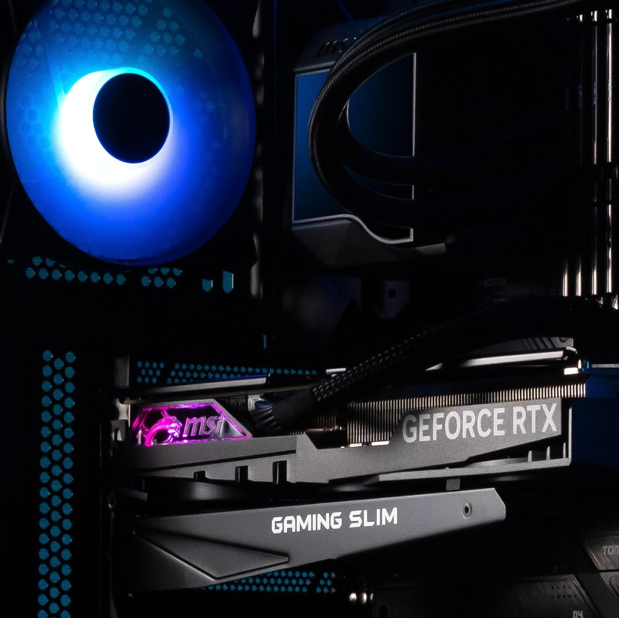 msi Gaming GeForce RTX 4060 8GB GDRR6 Extreme Clock: 2505 MHz 128-Bit HDMI/DP Nvlink TORX Fan 4.0 Ada Lovelace Architecture Graphics Card (RTX 4060 Ventus 2X Black 8G OC) customer photo 1