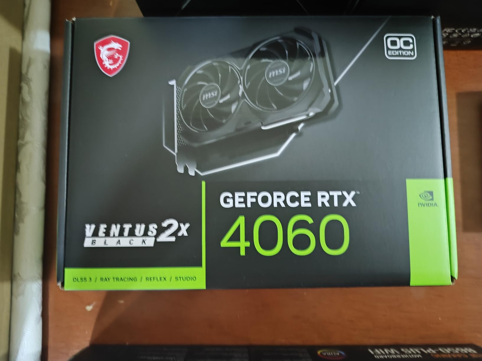 msi Gaming GeForce RTX 4060 8GB GDRR6 Extreme Clock: 2505 MHz 128-Bit HDMI/DP Nvlink TORX Fan 4.0 Ada Lovelace Architecture Graphics Card (RTX 4060 Ventus 2X Black 8G OC) customer photo 2