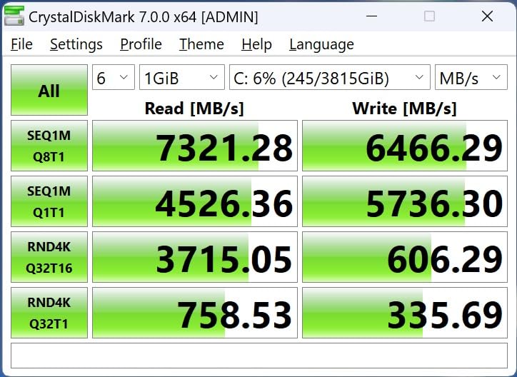 Lexar 1TB NM790 Internal NVMe SSD, 7400/6500 MB/s, M.2 2280, PCIe Gen 4x4 | Compatible w/ PS5, Gamers & Content Creators, PC & Laptops, SLC Cache, Single-Sided Design, LNM790X001T-RNNNU customer photo 2