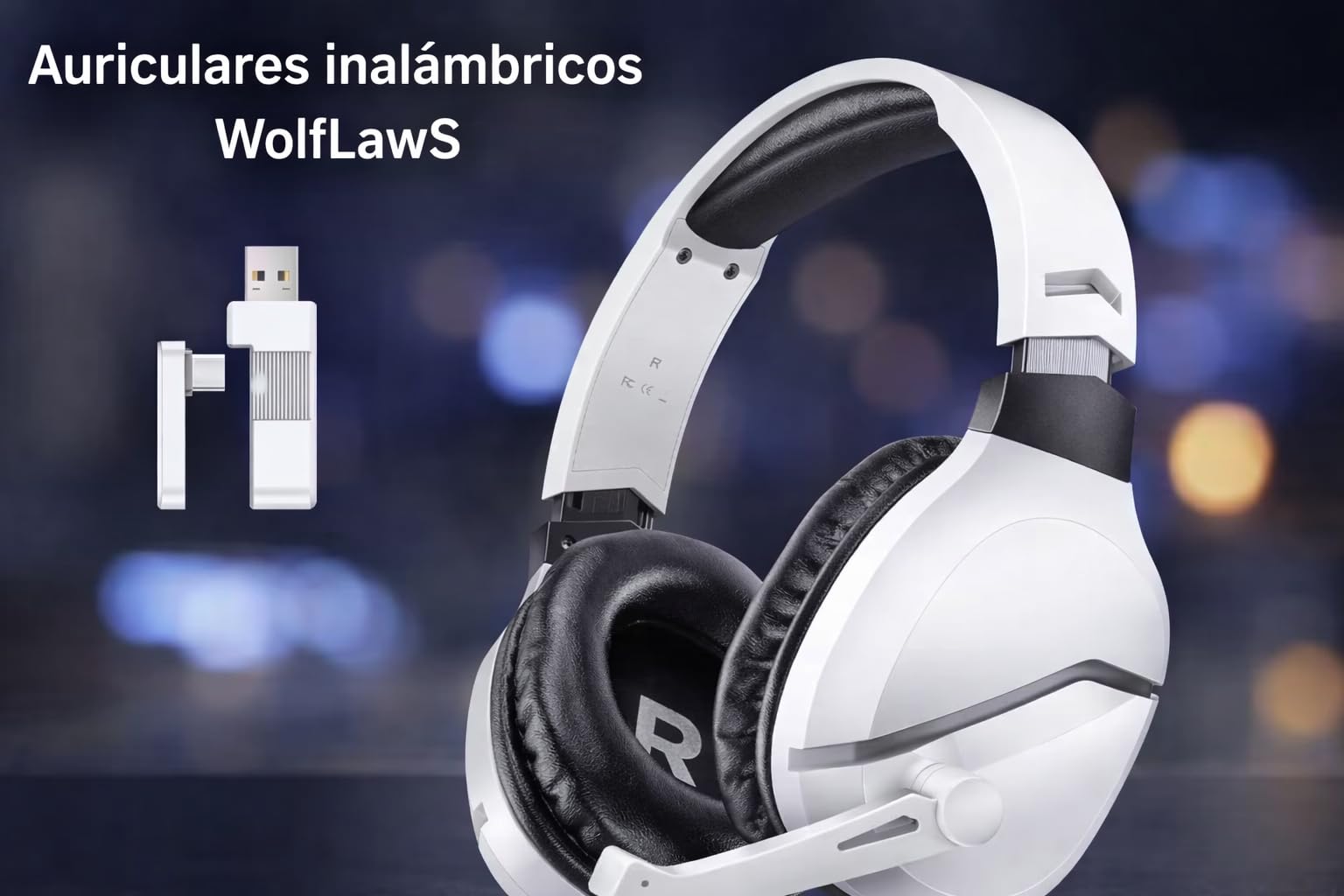 Wireless Gaming Headset with Mic for PS5 PS4 PC, 48Hrs, Wired for GameCube customer photo 1