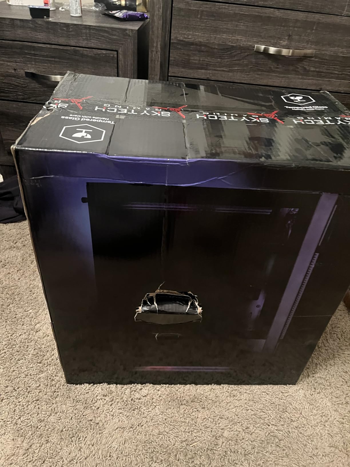 Skytech Gaming Shadow Gaming PC Desktop – AMD Ryzen 7 5700X 3.4 GHz, NVIDIA RTX 4060, 1TB NVME SSD, 16GB DDR4 RAM 3200, 600W Gold PSU, 11AC Wi-Fi, Windows 11 Home 64-bit,Black customer photo 2