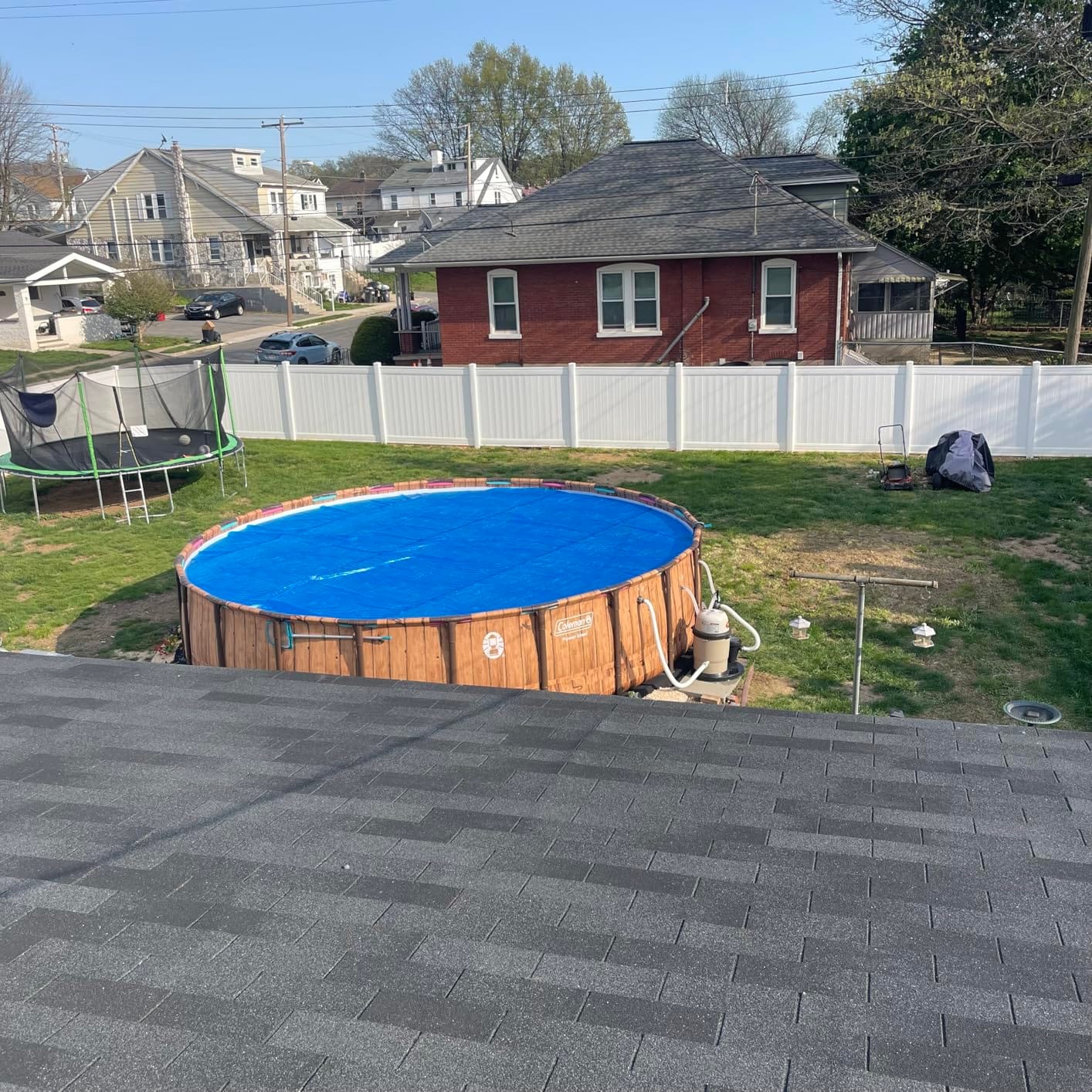 In The Swim 18' Standard Blue Round Solar Pool Cover 8 Mil customer photo 1