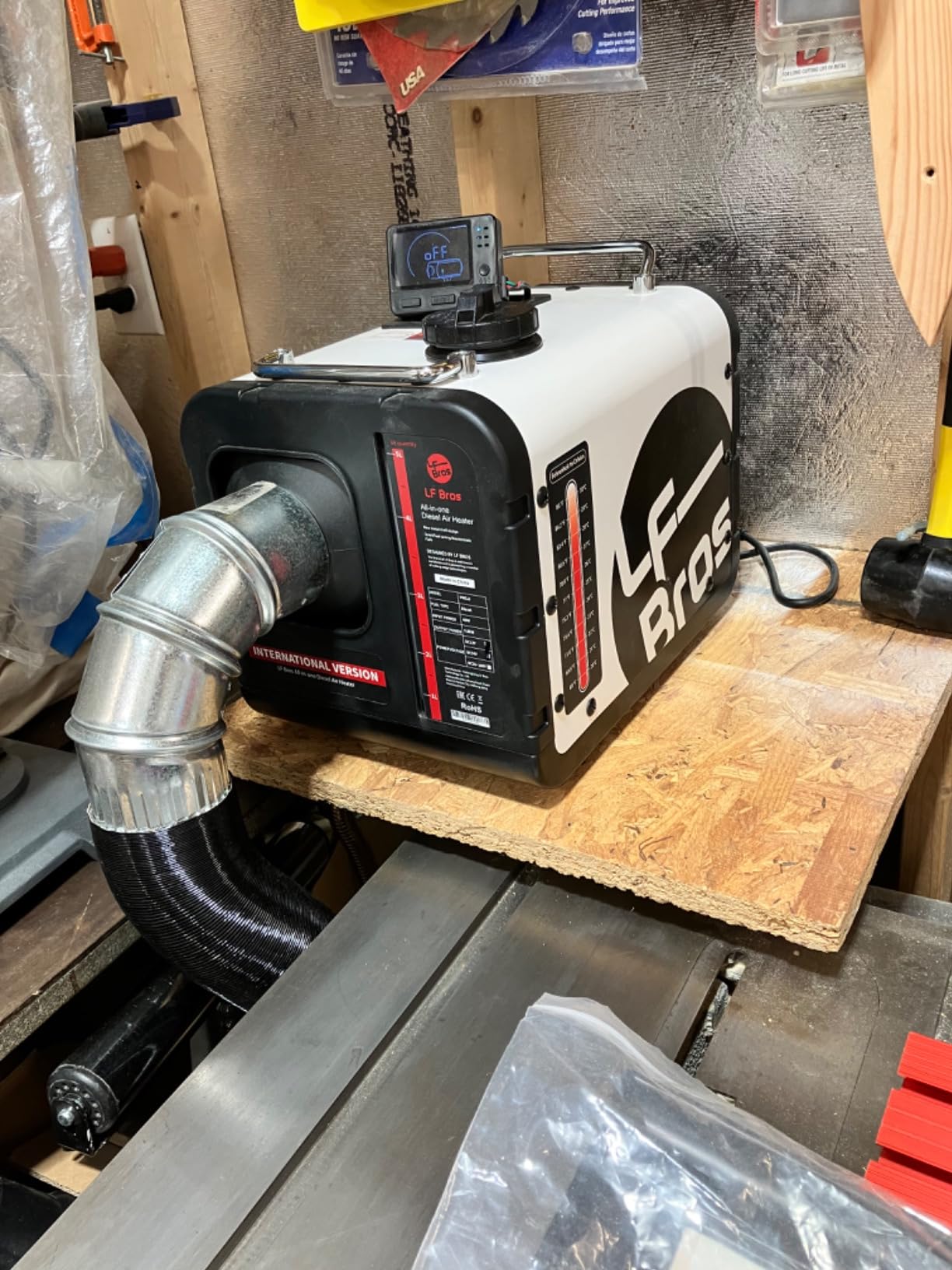 LF Bros 5KW Diesel Heater, 12V/24V/110V Diesel Parking Air Heater customer photo 1