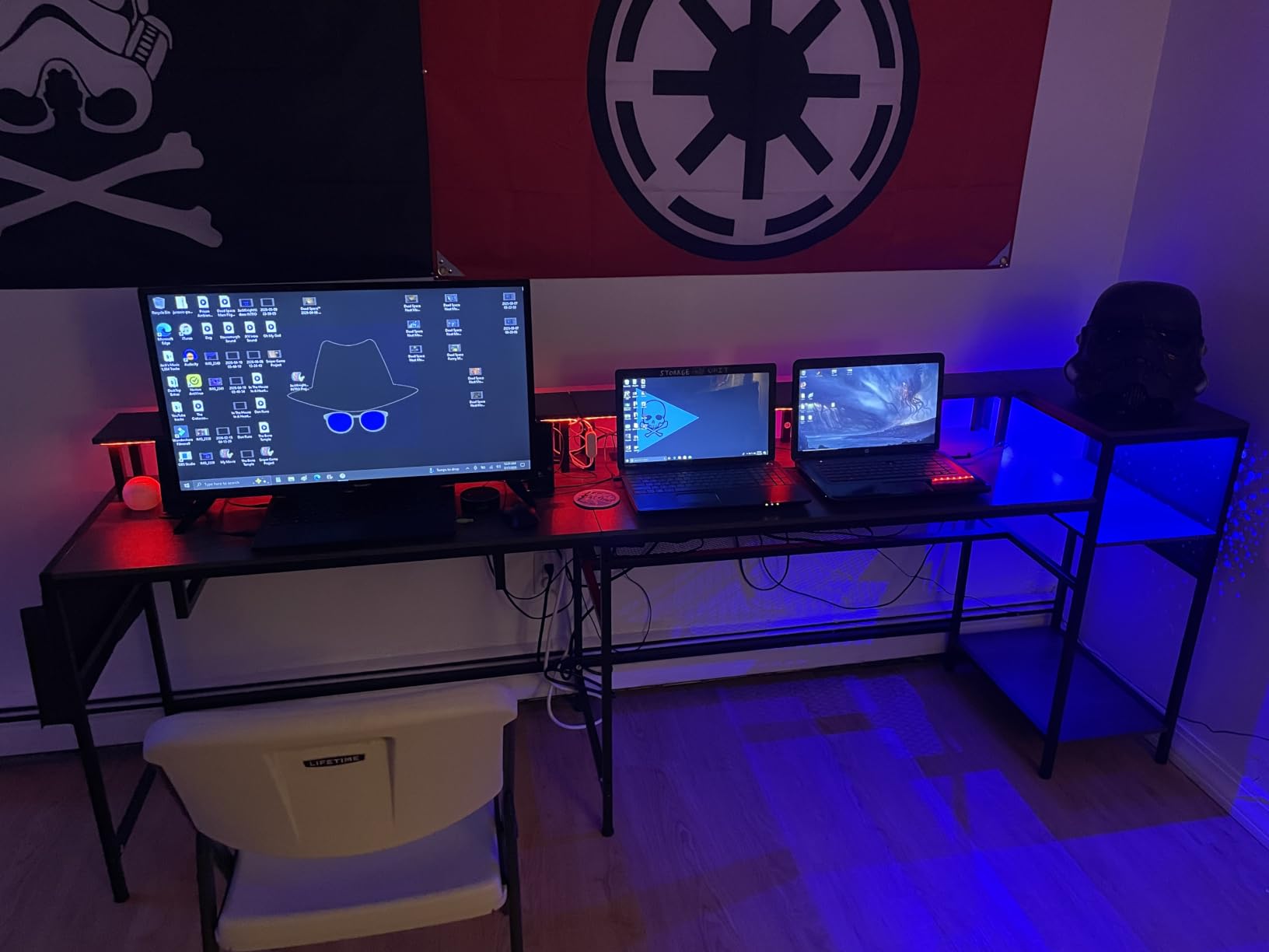 SEDETA L Shaped Gaming Desk, Convertible 96
