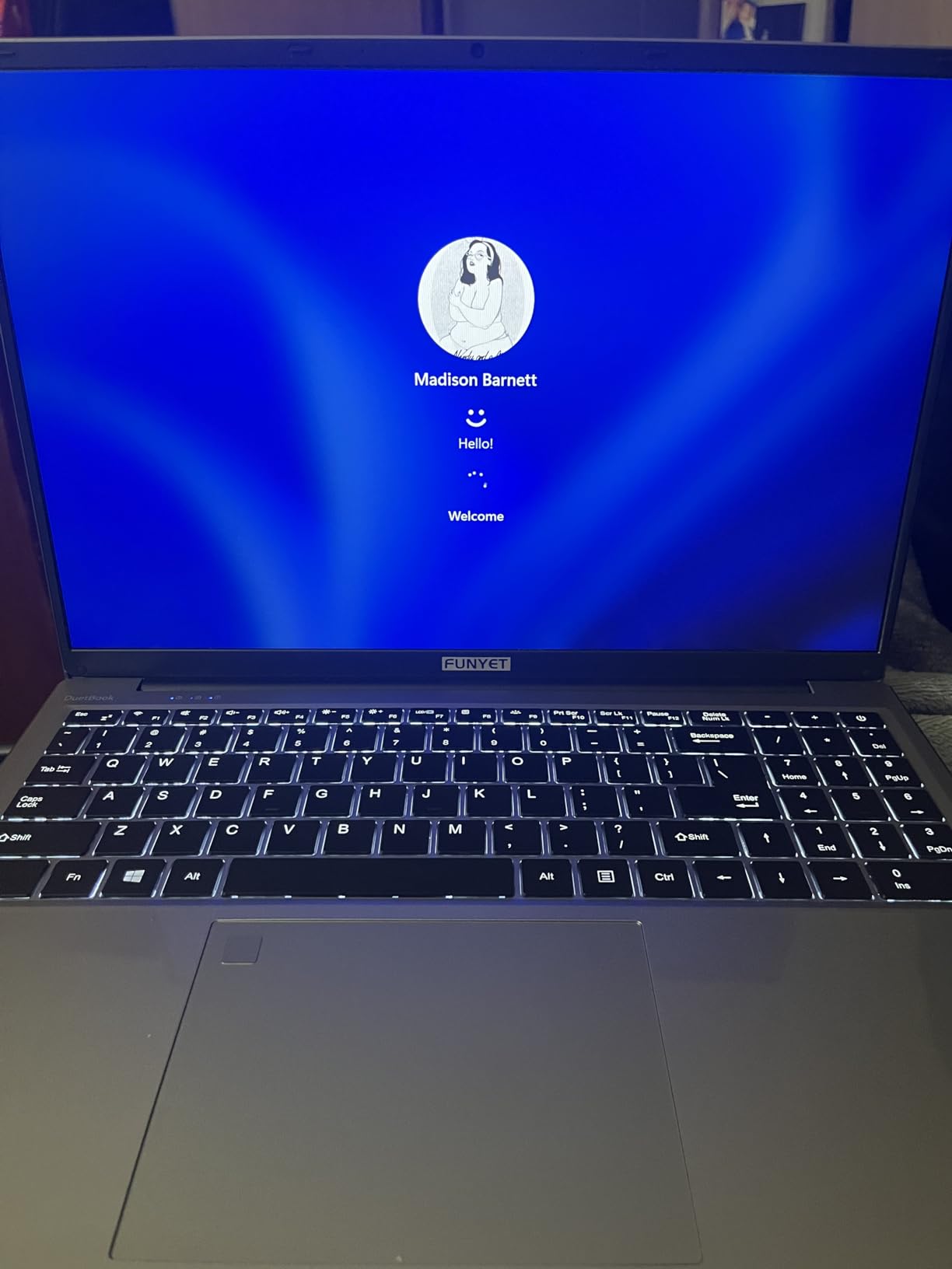 FUNYET Laptop Computer, Gaming Laptop 2026 Windows 11 Pro, 16 Inch Lap Top PC, 16GB RAM 512GB SSD, Intel 12th Gen Processor(up to 3.4GHz), Backlit Keyboard, Fingerprint Unlock, FHD, 2 Years Warranty customer photo 1