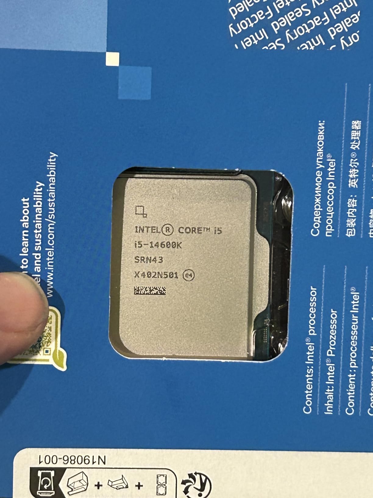 Intel® Core™ i5-14600K Desktop Processor 14 Cores (6 P-Cores + 8 E-Cores) up to 5.3 GHz customer photo 1