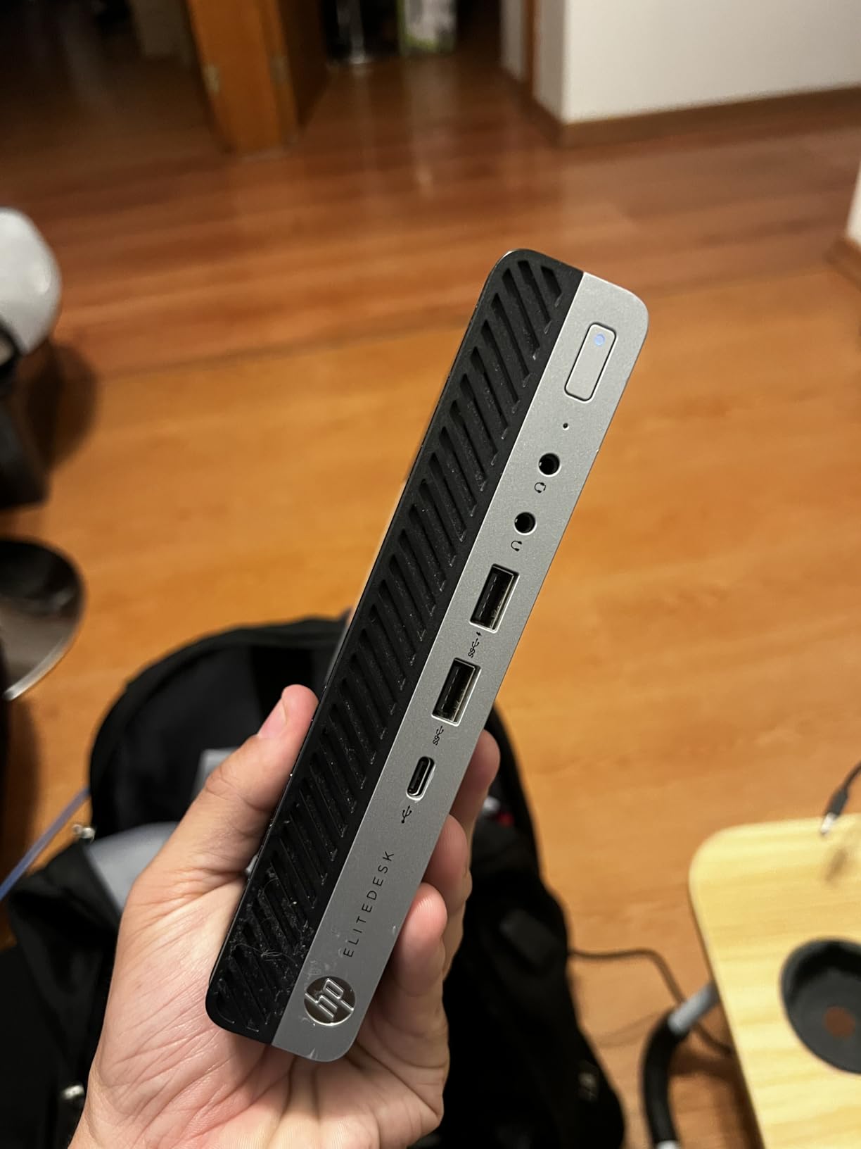 HP EliteDesk 800 G4 Mini Tiny Business PC, Intel Hexa-Core i5-8500T up to 3.5GHz, 16GB DDR4 RAM, 256GB NVMe SSD, Dual Monitor Support, WiFi, Bluetooth, HDMI, DisplayPort, Windows 11 64-bit (Renewed) customer photo 1