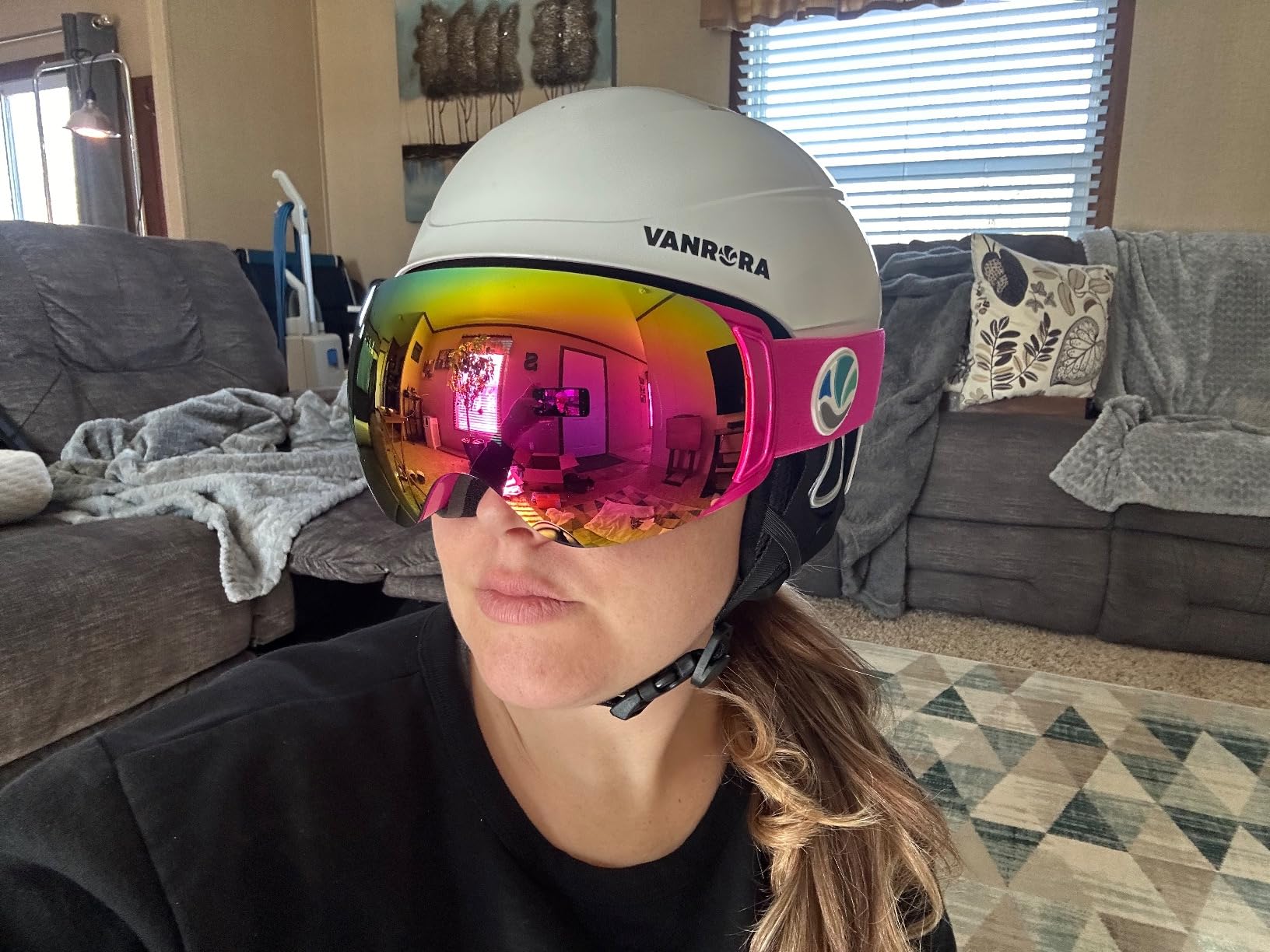 VANRORA Ski Helmet and Goggles Set, Snowboard Helmet for Men Women & Adults customer photo 1