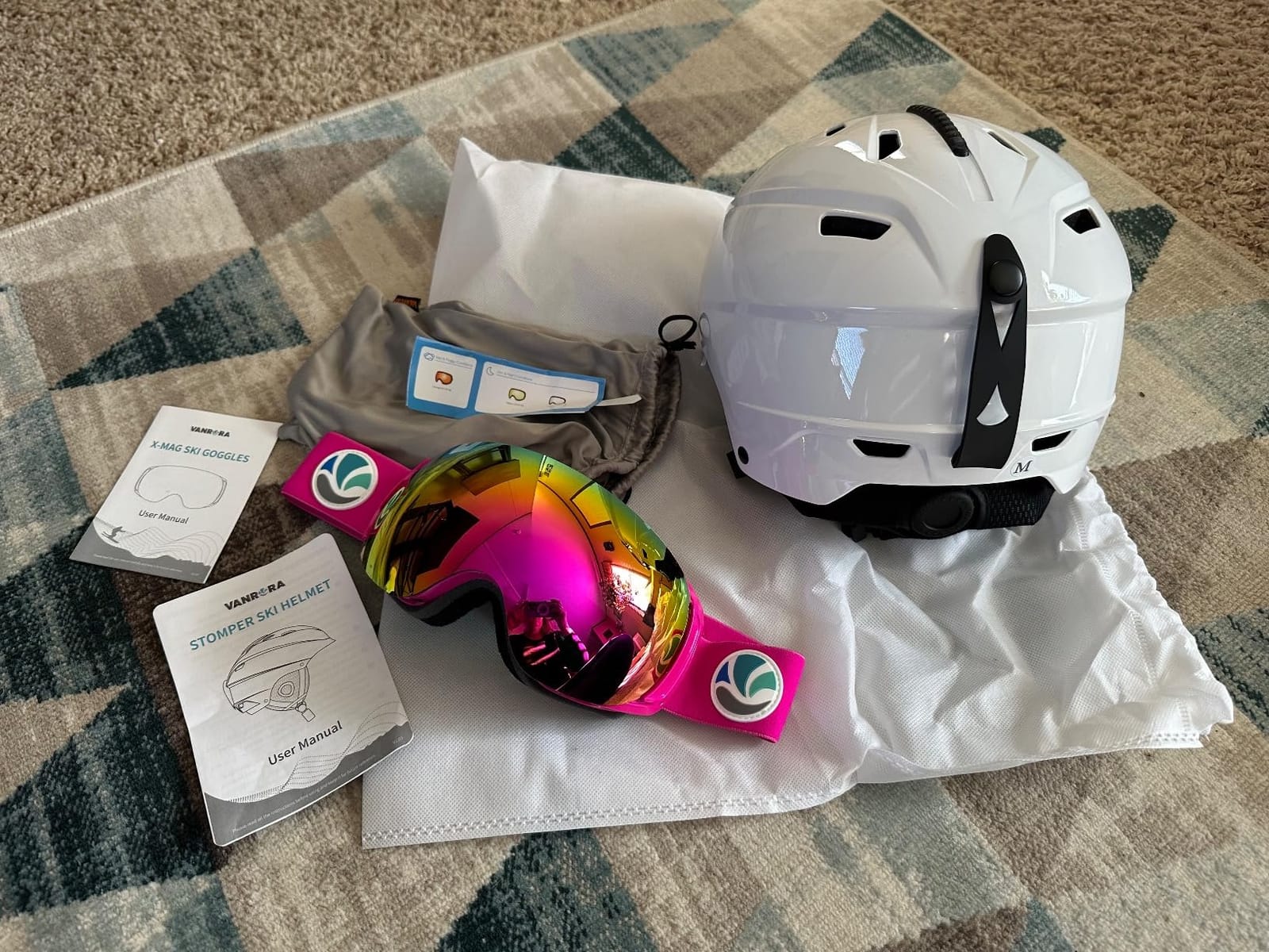 VANRORA Ski Helmet and Goggles Set, Snowboard Helmet for Men Women & Adults customer photo 2