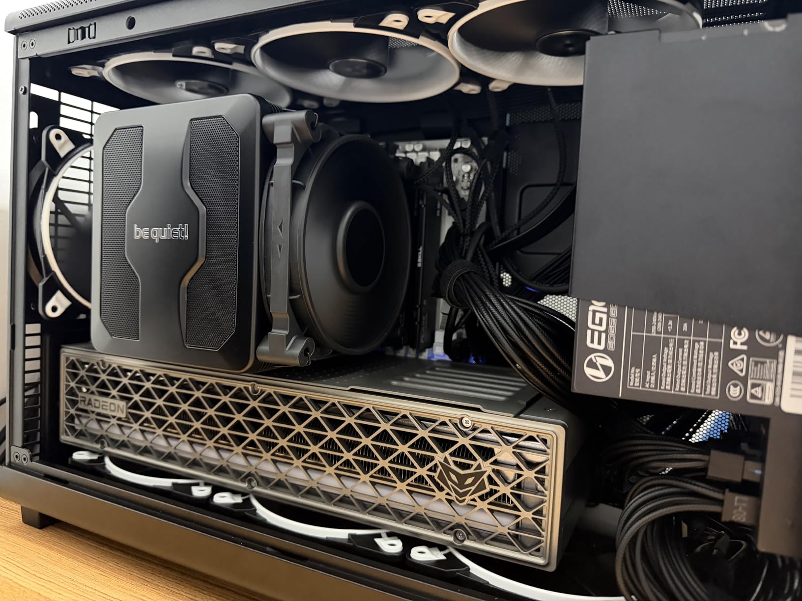 be quiet! Dark Rock Pro 5 CPU Cooler, Silent Cooling, High Airflow | 7 high-Performance Copper Heat Pipes, 2x FDB PWM Fans, For Overclocking PC Systems, 2 Mode Speed Switch, With Thermal Grease customer photo 2