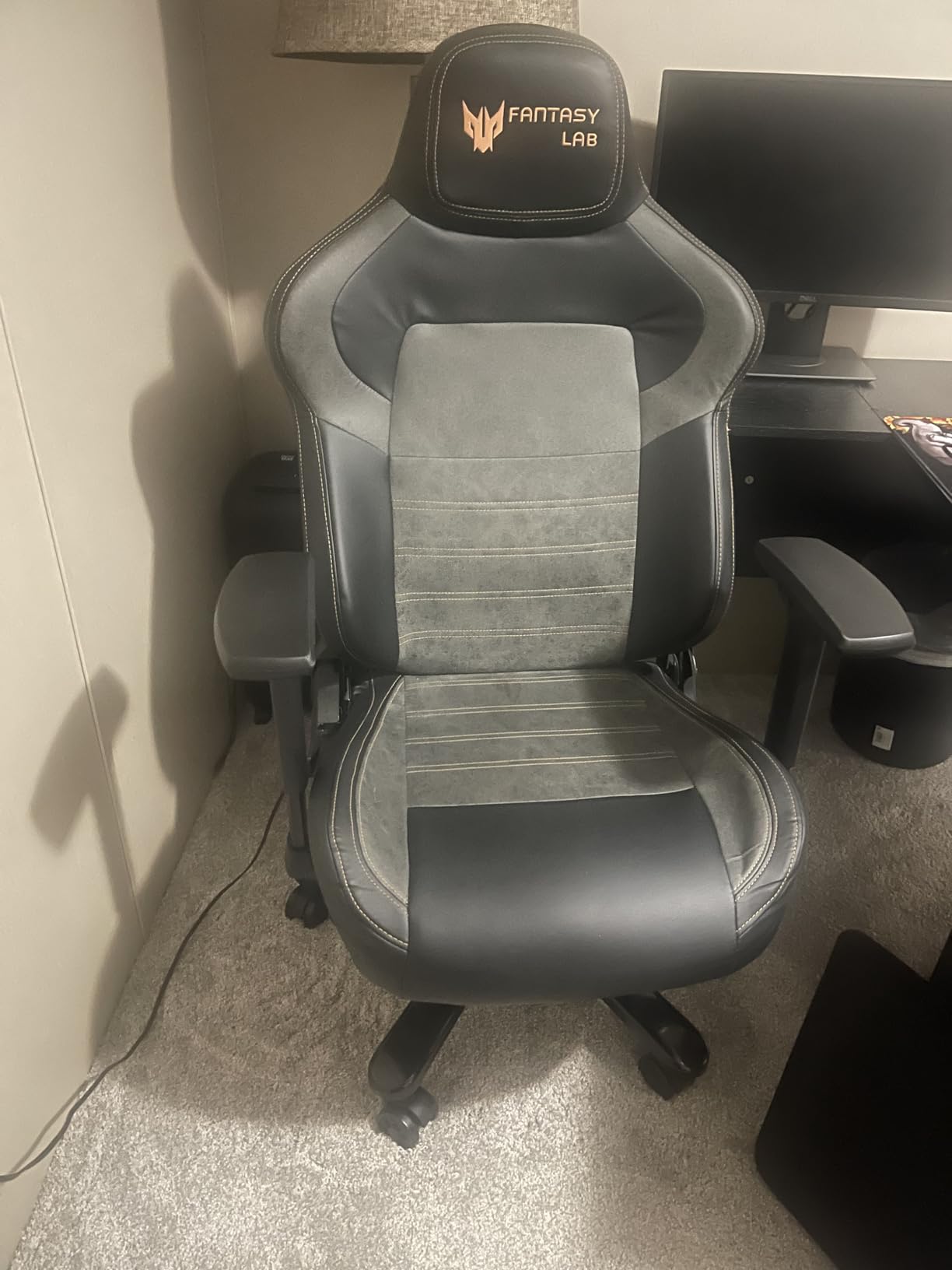 Big and Tall Gaming Chair 440LBS Gaming Chair with Metal Base Memory Foam Lumbar 4D Adjustable Armrest Computer Chair for Heavy People Ergonomic High-Back Computer Chair customer photo 1