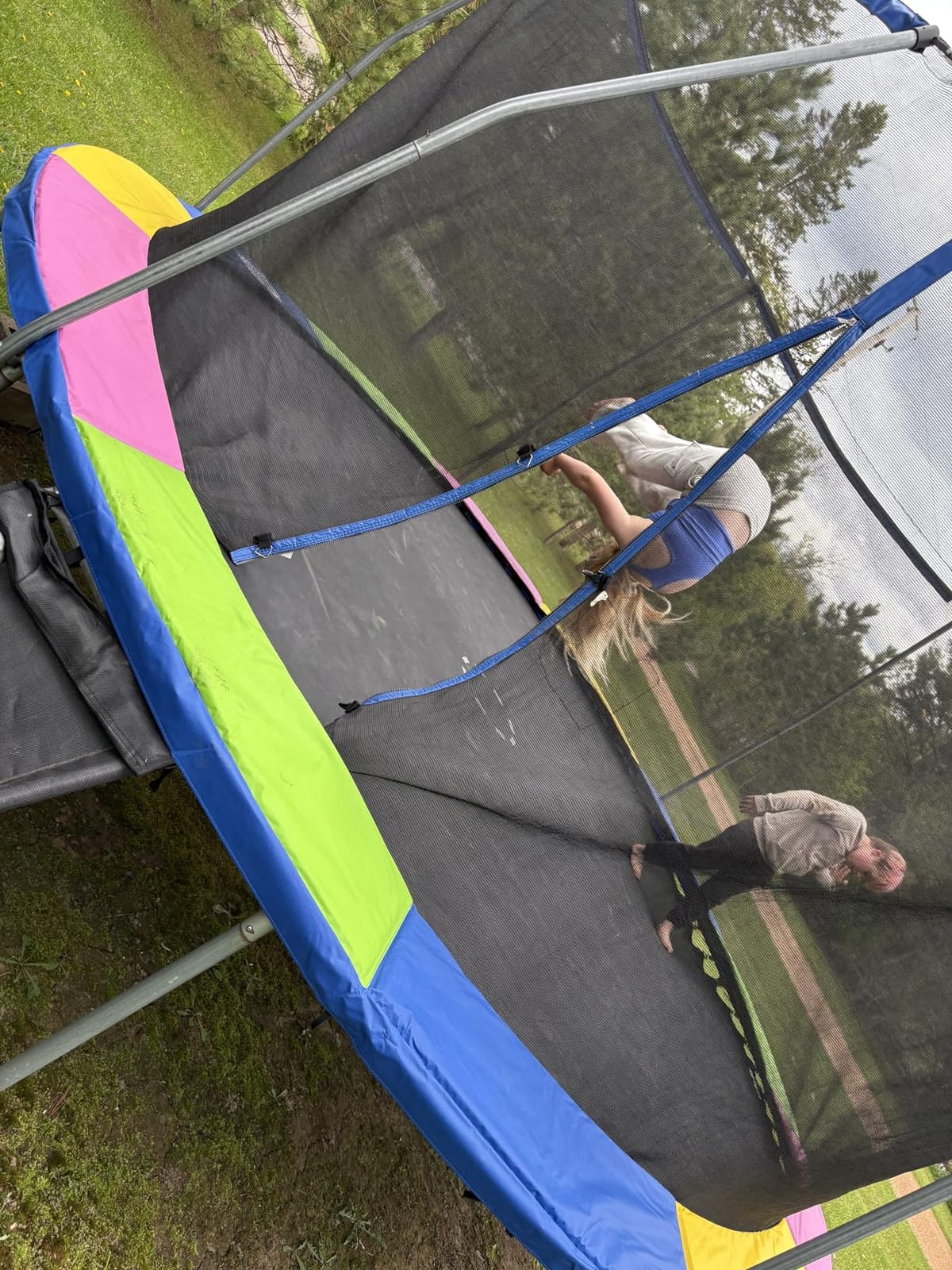 Soozier 12FT / 14FT Trampoline Spring Cover No Holes for Pole customer photo 2