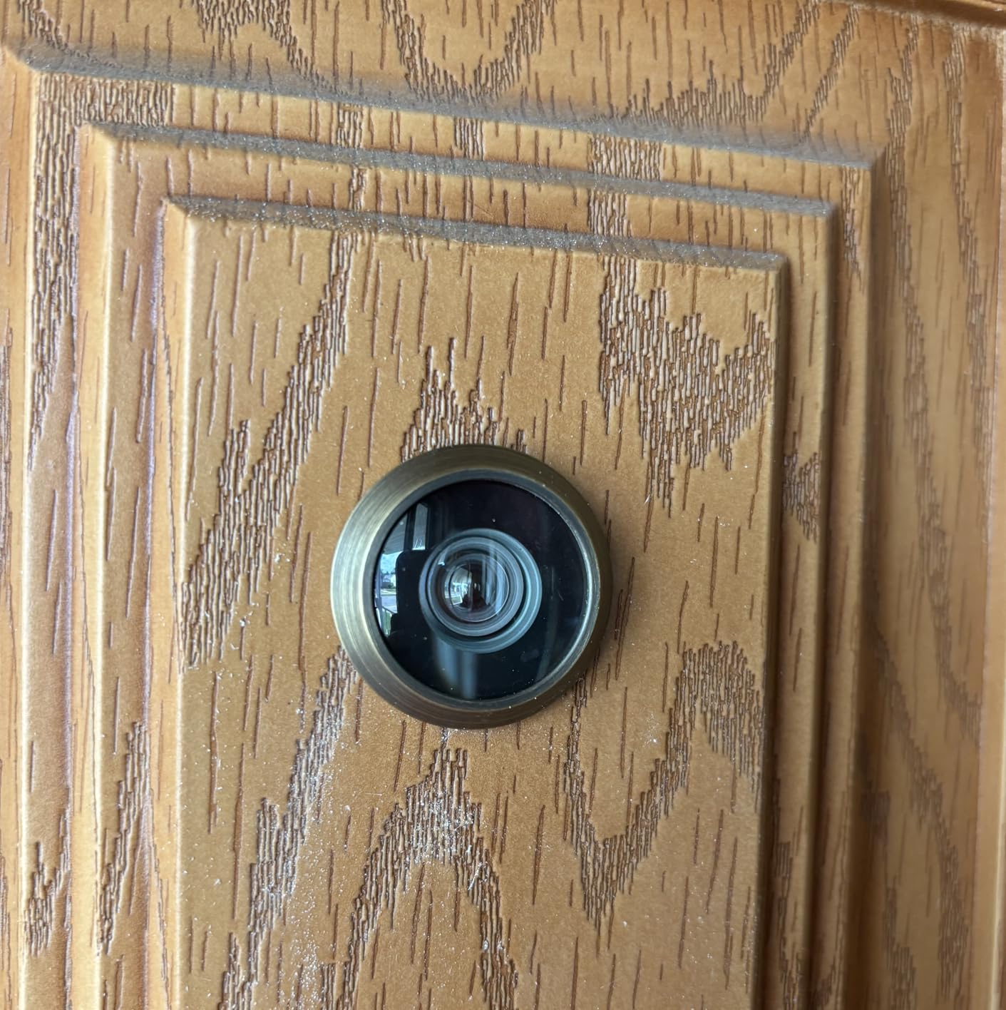 TOGU 220-degree Solid Brass Peep Holes for Door with 16mm Drill Bit, 0.63 inch Door Peephole with Privacy, Compatible with Door Thick from 1-3/8