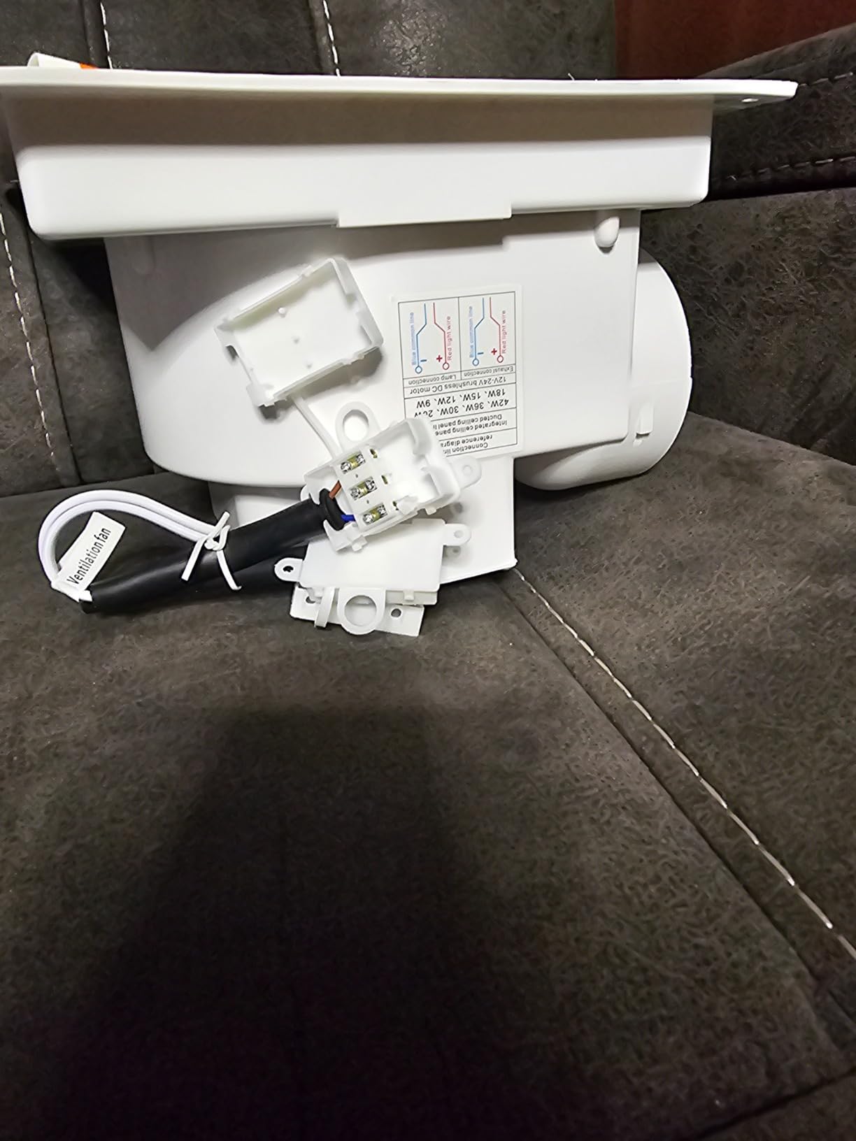 FEITON 110 CFM Bathroom Exhaust Fan with LED Light, 1.0 Sones Ultra Quiet customer photo 1