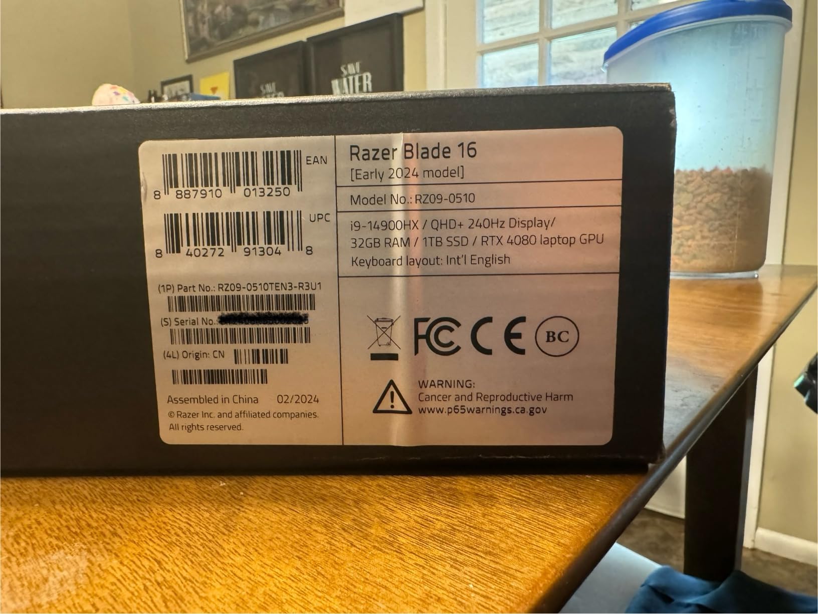 Razer Blade 16 Gaming Laptop: NVIDIA GeForce RTX 4090 - Intel Core i9-14900HX 14th Gen CPU - 16