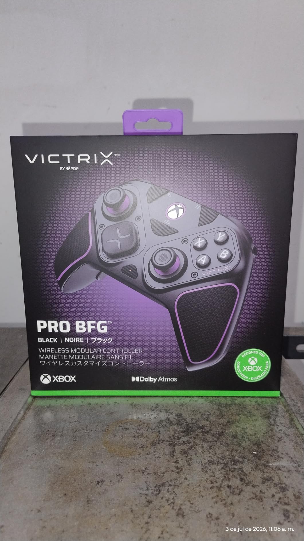 PDP Victrix Pro BFG Wireless Gaming Controller for Xbox Series X|S, Xbox One, Windows 10/11, Modular Gamepad, Dolby Atmos Audio, Remappable Buttons, Customizable Triggers/Paddles/D-Pad, PC App, Black customer photo 2