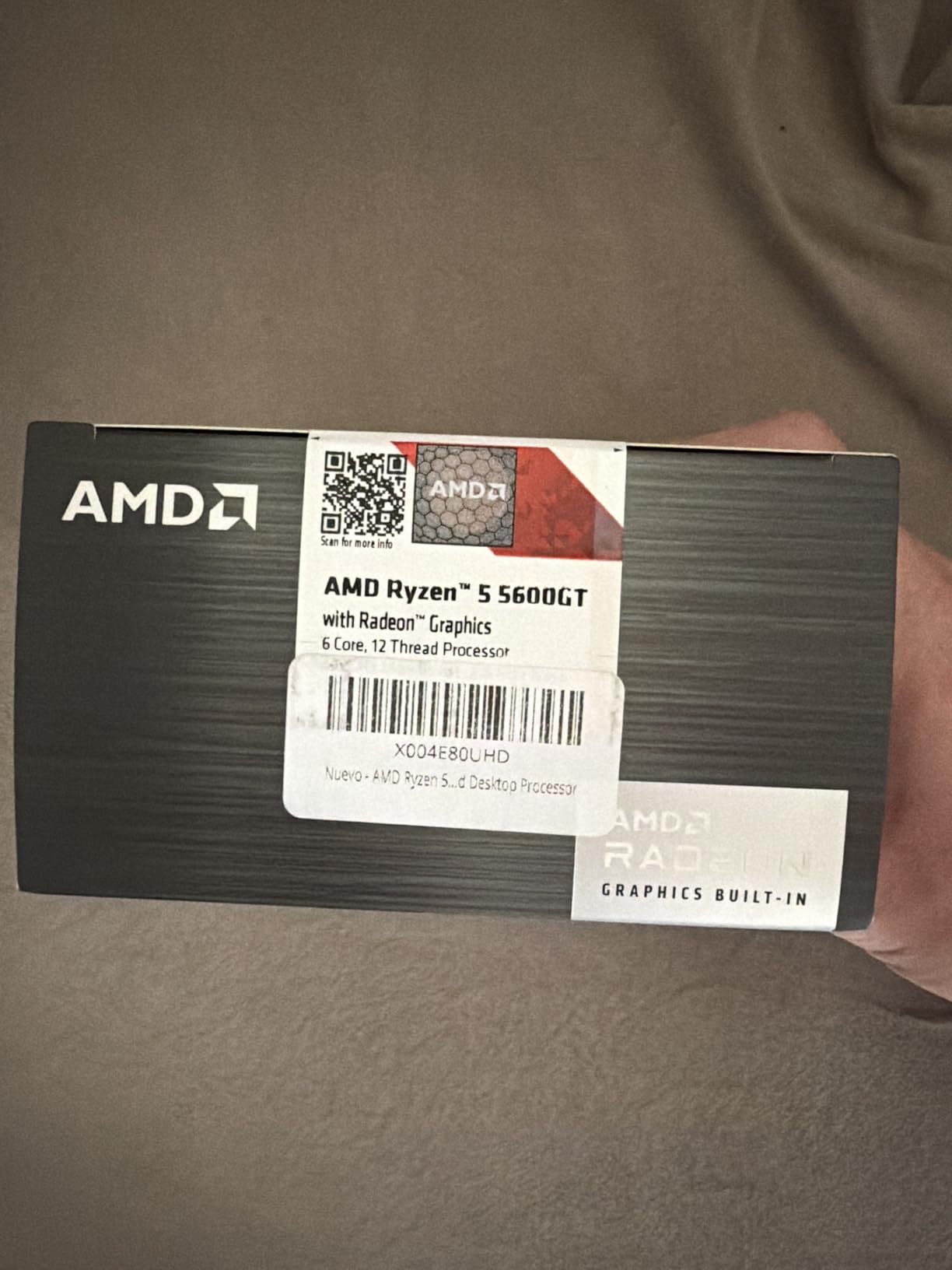 AMD Ryzen 5 5600GT 6-Core, 12-Thread Desktop Processor customer photo 1