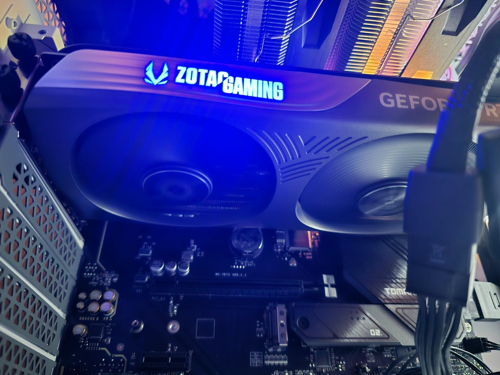 ZOTAC Gaming GeForce RTX 4070 Super Twin Edge DLSS 3 12GB GDDR6X 192-bit 21 Gbps PCIE 4.0 Compact Gaming Graphics Card, IceStorm 2.0 Advanced Cooling, Spectra RGB Lighting, ZT-D40720E-10M customer photo 2
