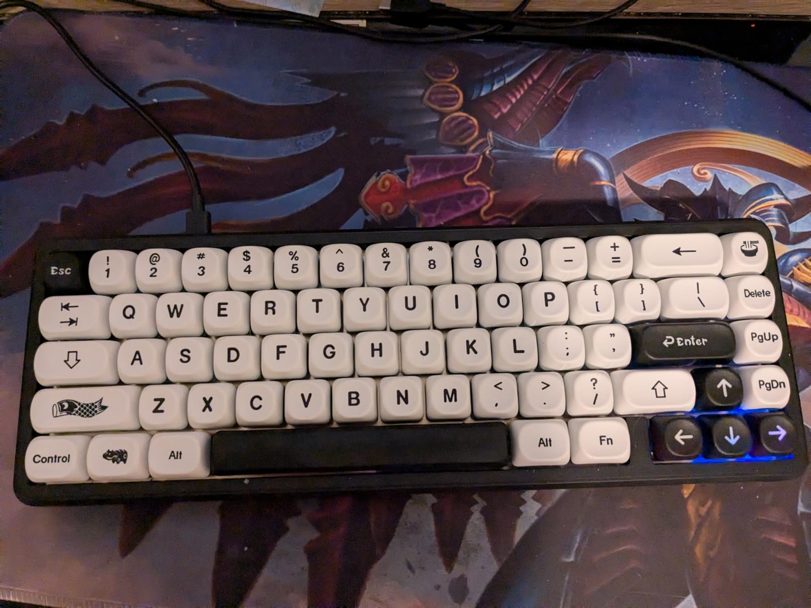 Womier MOA Japanese Keycaps, Doubleshot PBT Keycaps Set | Mechanical Keyboard Key Caps Dye-Sublimated Anime Theme Keycaps for 60 65 75 100 Percent Cherry Gateron MX Switches Keyboards customer photo 2