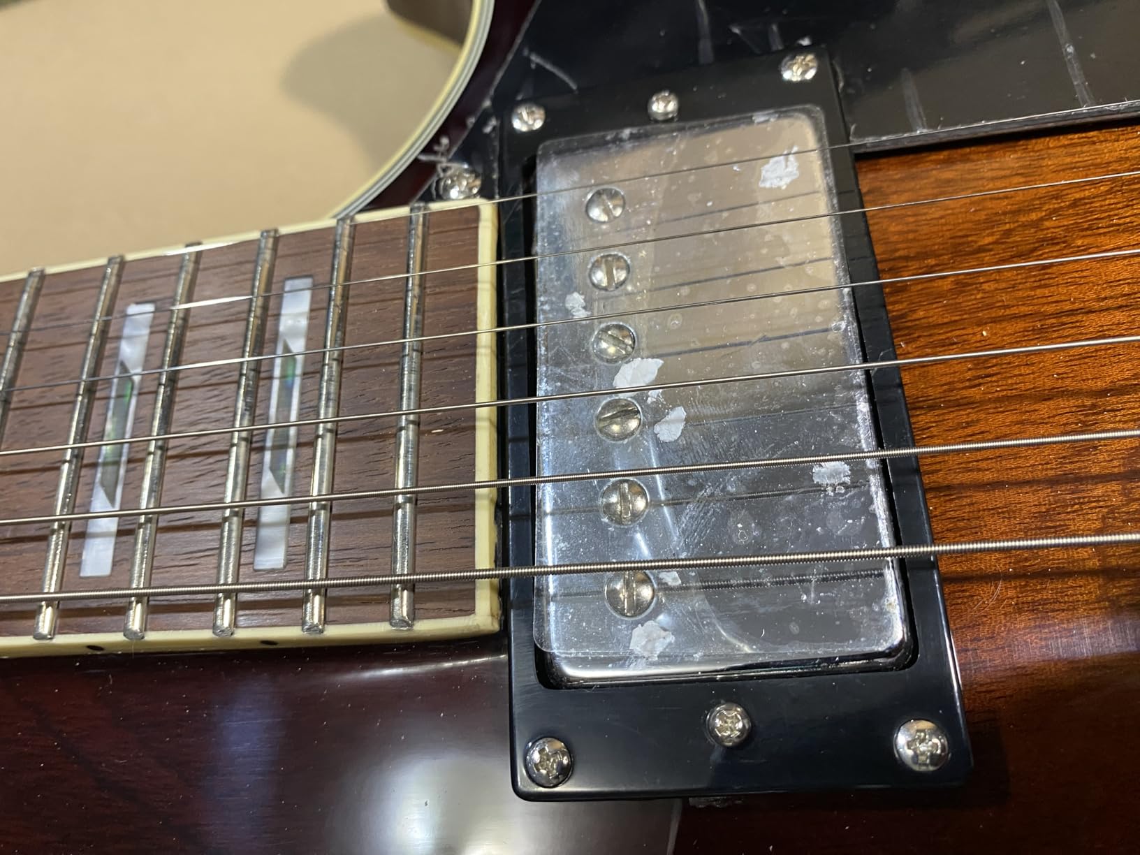 IYV-IJZ-300A TSB Jazz Solid hollow-Body Electric Guitar, Tobacco Sunburst customer photo 2