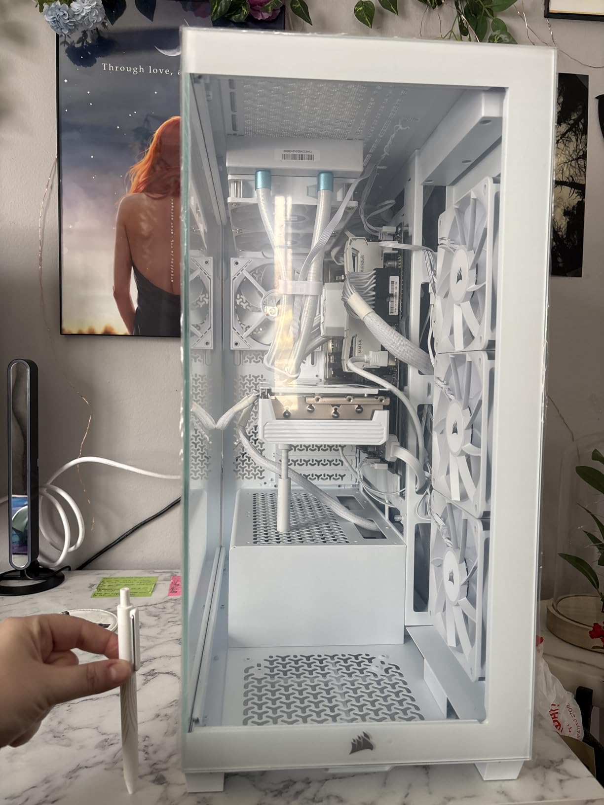 CORSAIR iCUE Link 3500X RGB Mid-Tower ATX PC Case - Panoramic Tempered Glass - Reverse Connection Motherboard Compatible - 3X CORSAIR iCUE Link RX120 RGB Fans Included - Black customer photo 2
