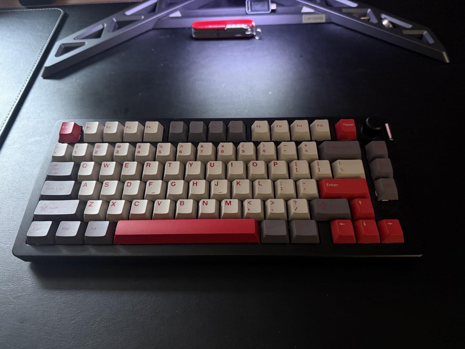Womier Double Shot PBT Keycaps Set Custom Cherry Profile Key caps | Keycaps 138 Keys 60 65 75 100 Percent for 61/64/68/84/87/100/104/108 Retro Gaming Mechanical Keyboard, Brown Gray customer photo 1