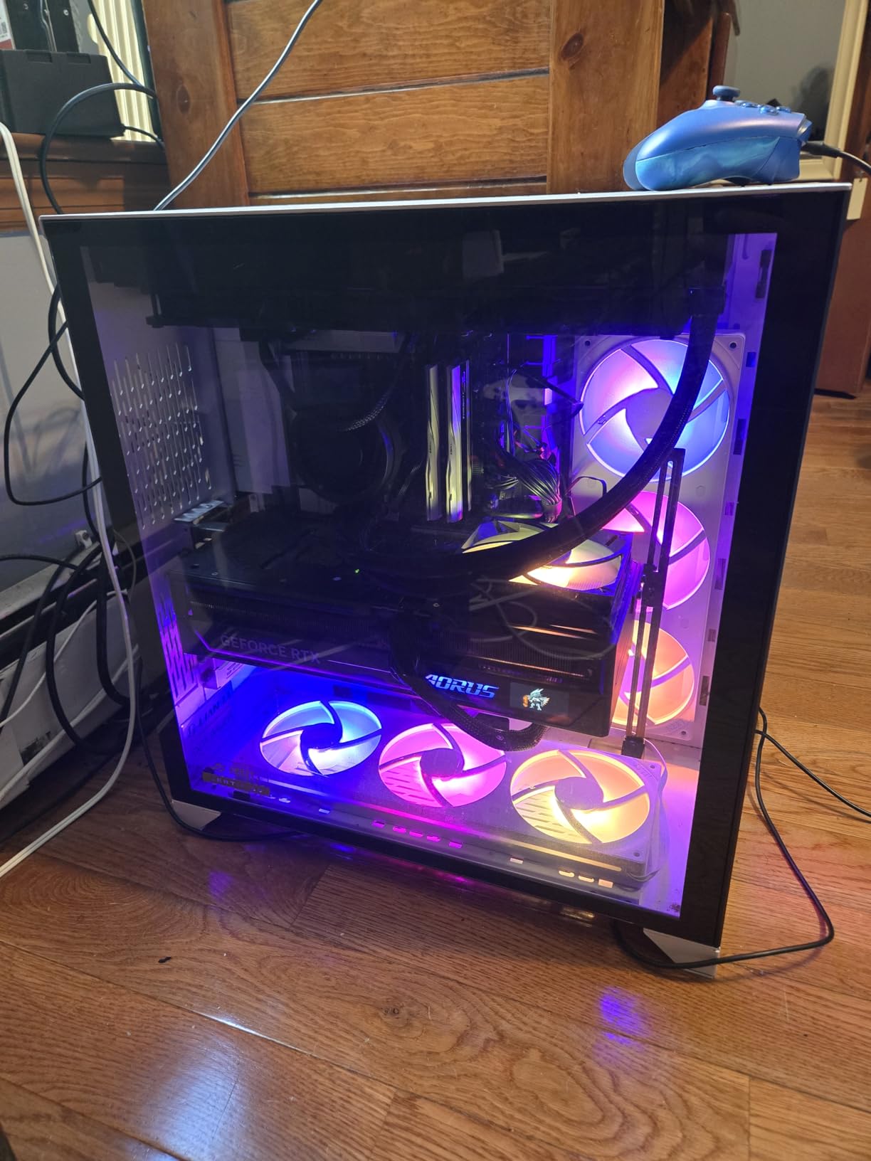 NZXT F360 RGB Core - 360mm Single-Frame RGB Fan Unit - Black customer photo 1