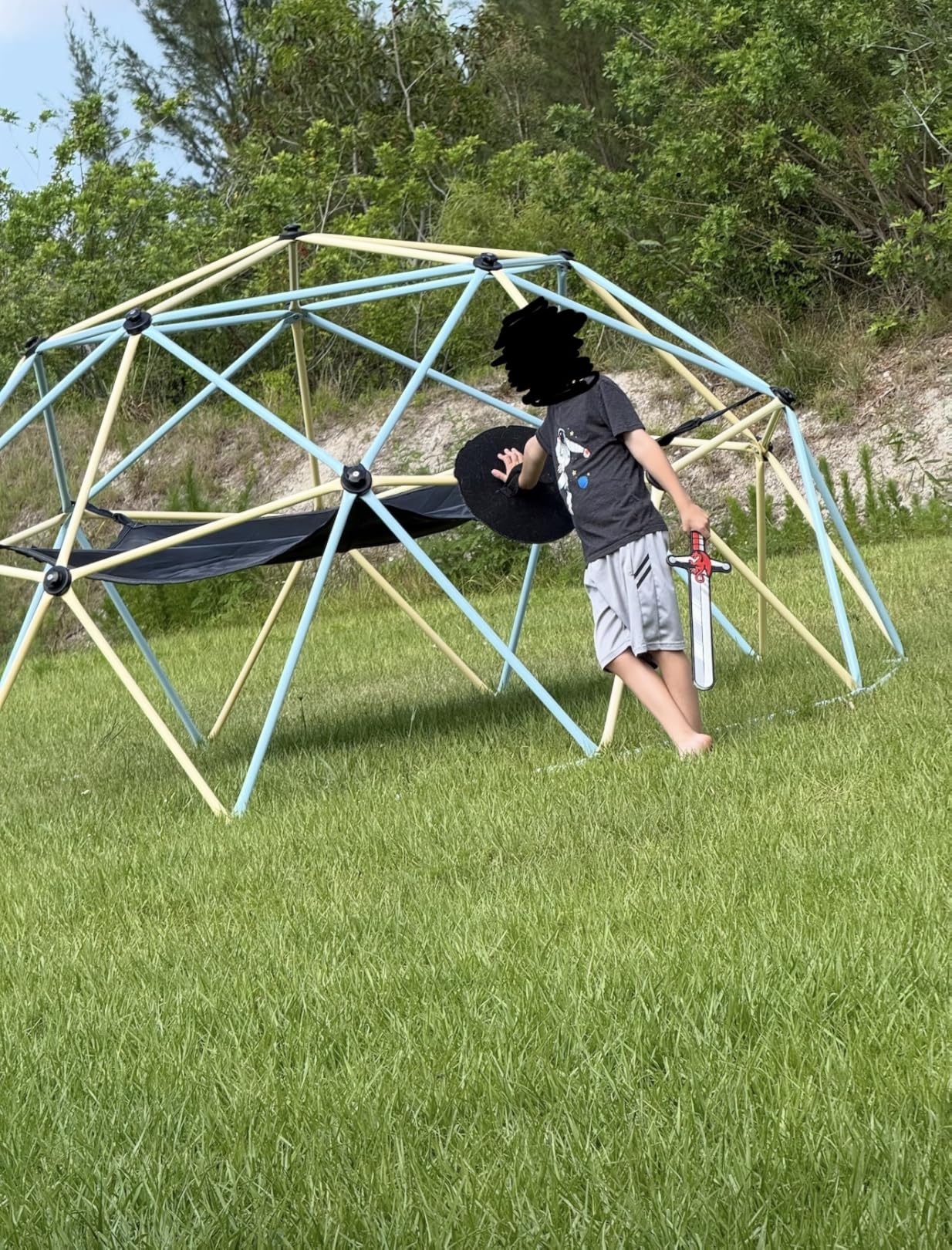 VEVOR Climbing Dome for Kids 3 to 10 Years Old 10FT Geometric Dome Climber customer photo 2